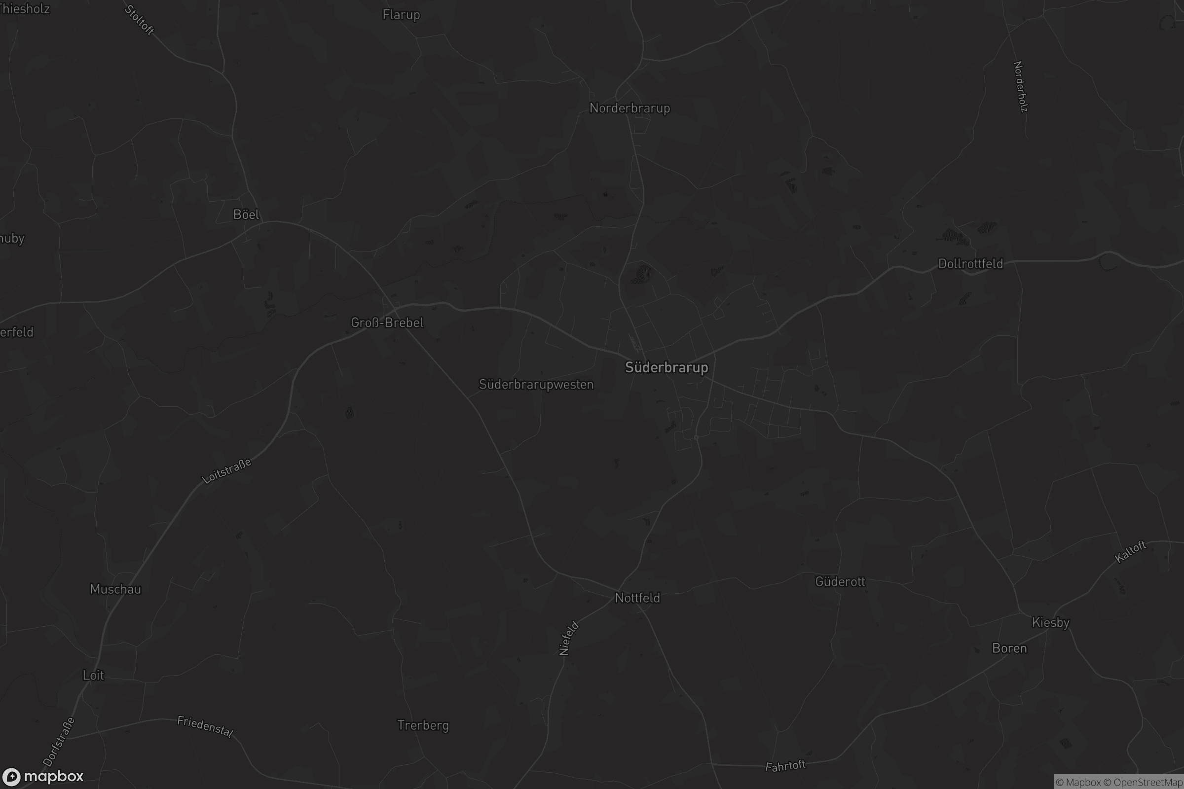 Karte von Süderbrarup