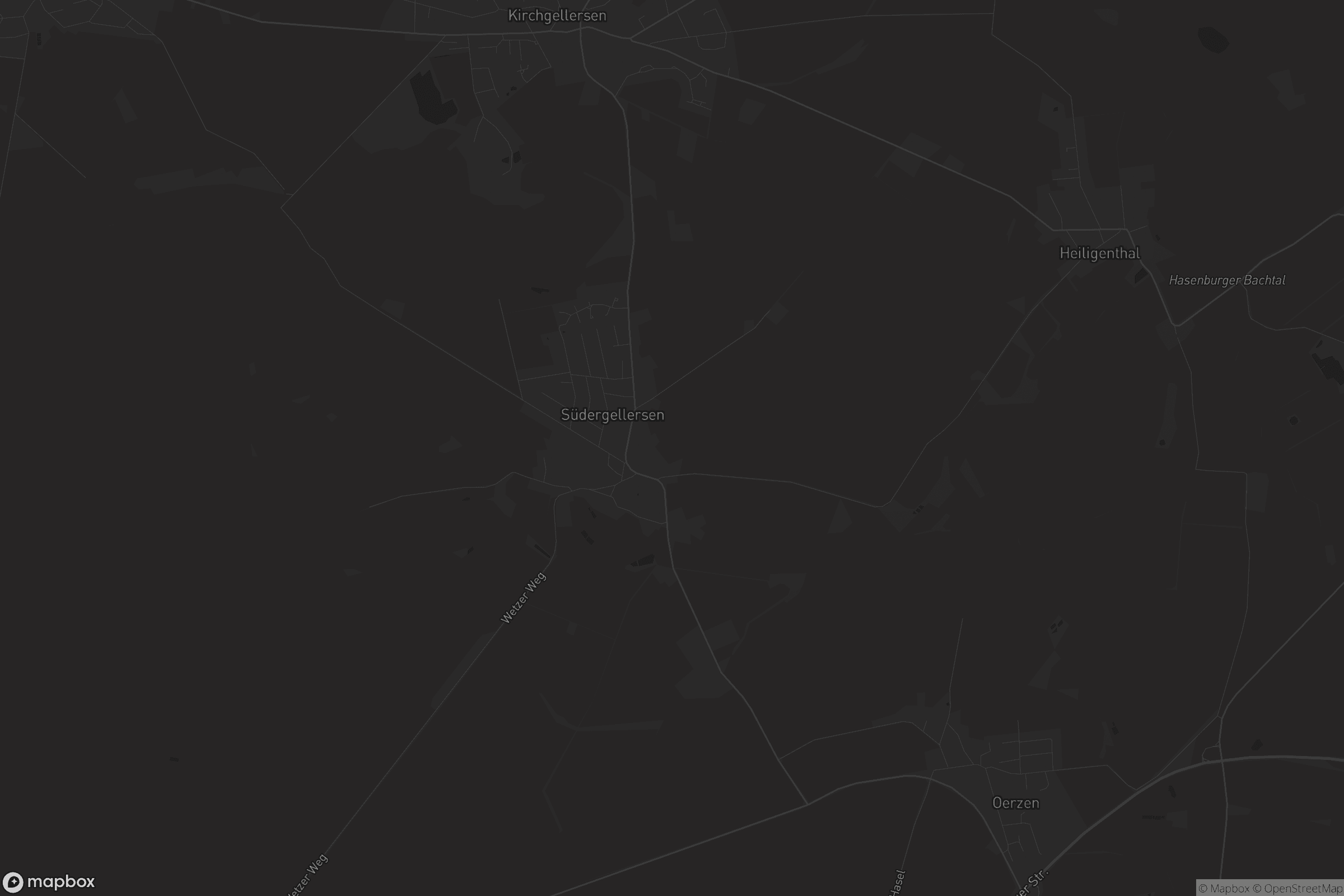 Karte von Südergellersen