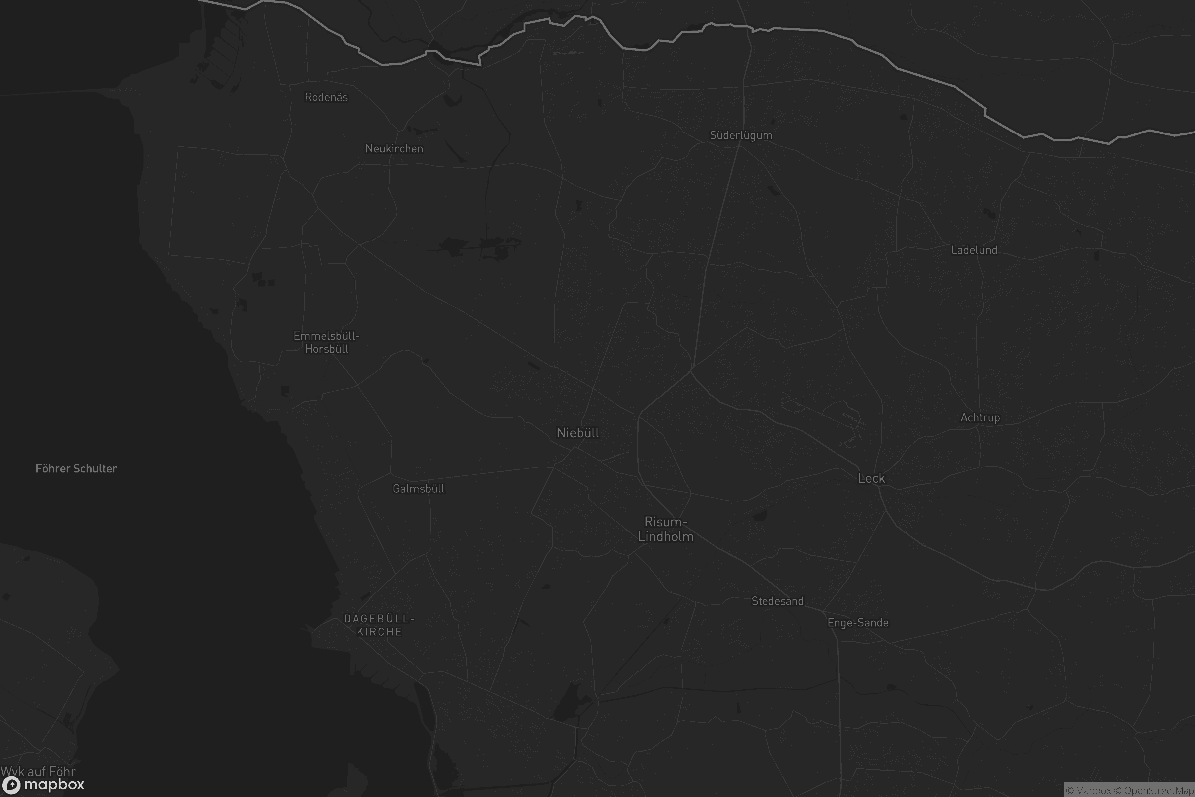 Karte von Südtondern