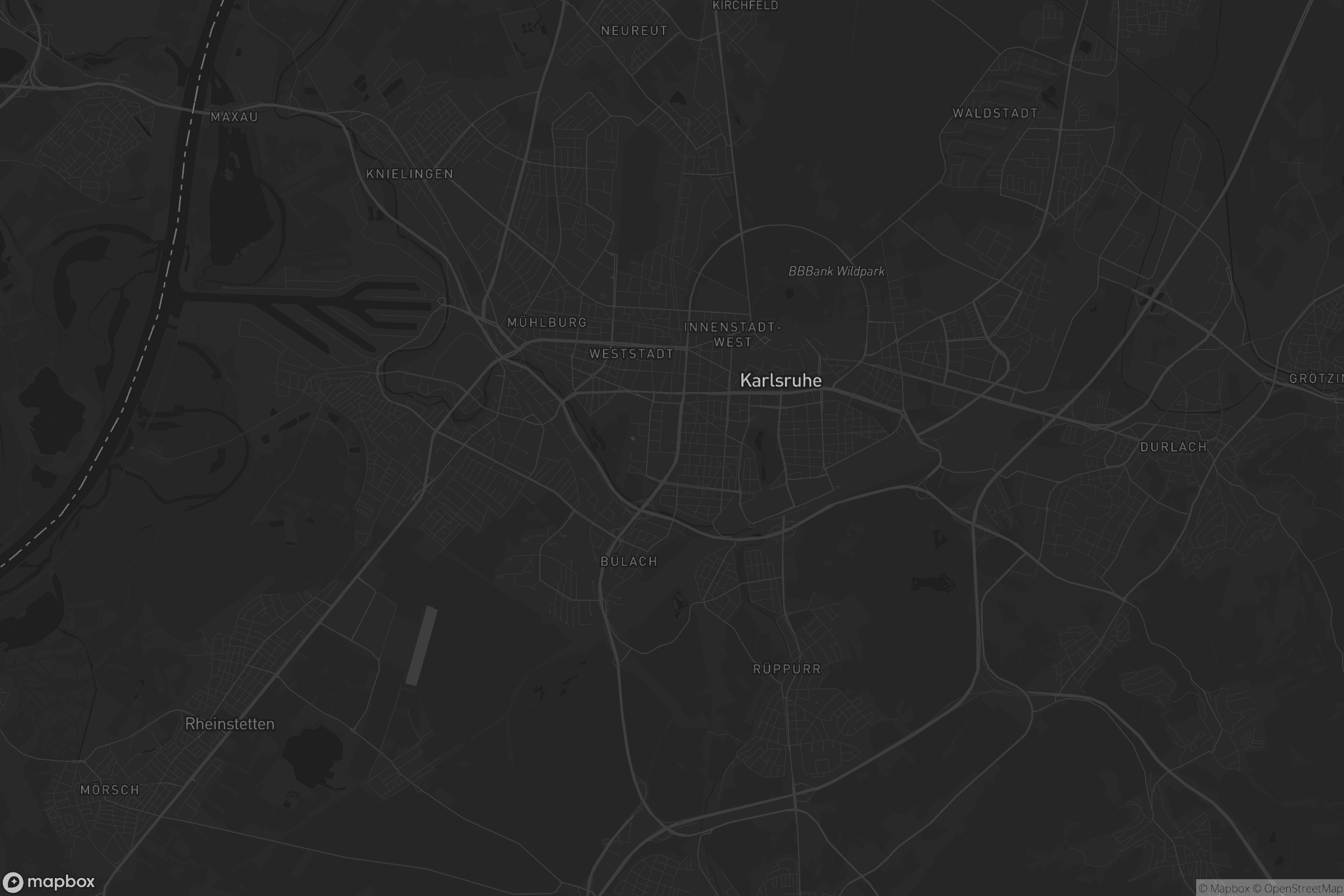 Karte von Südweststadt