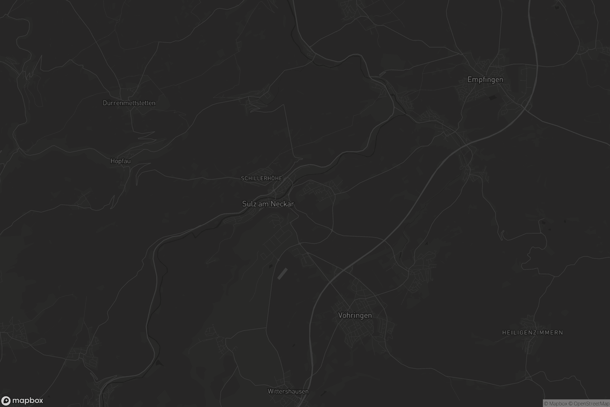Karte von Sulz am Neckar