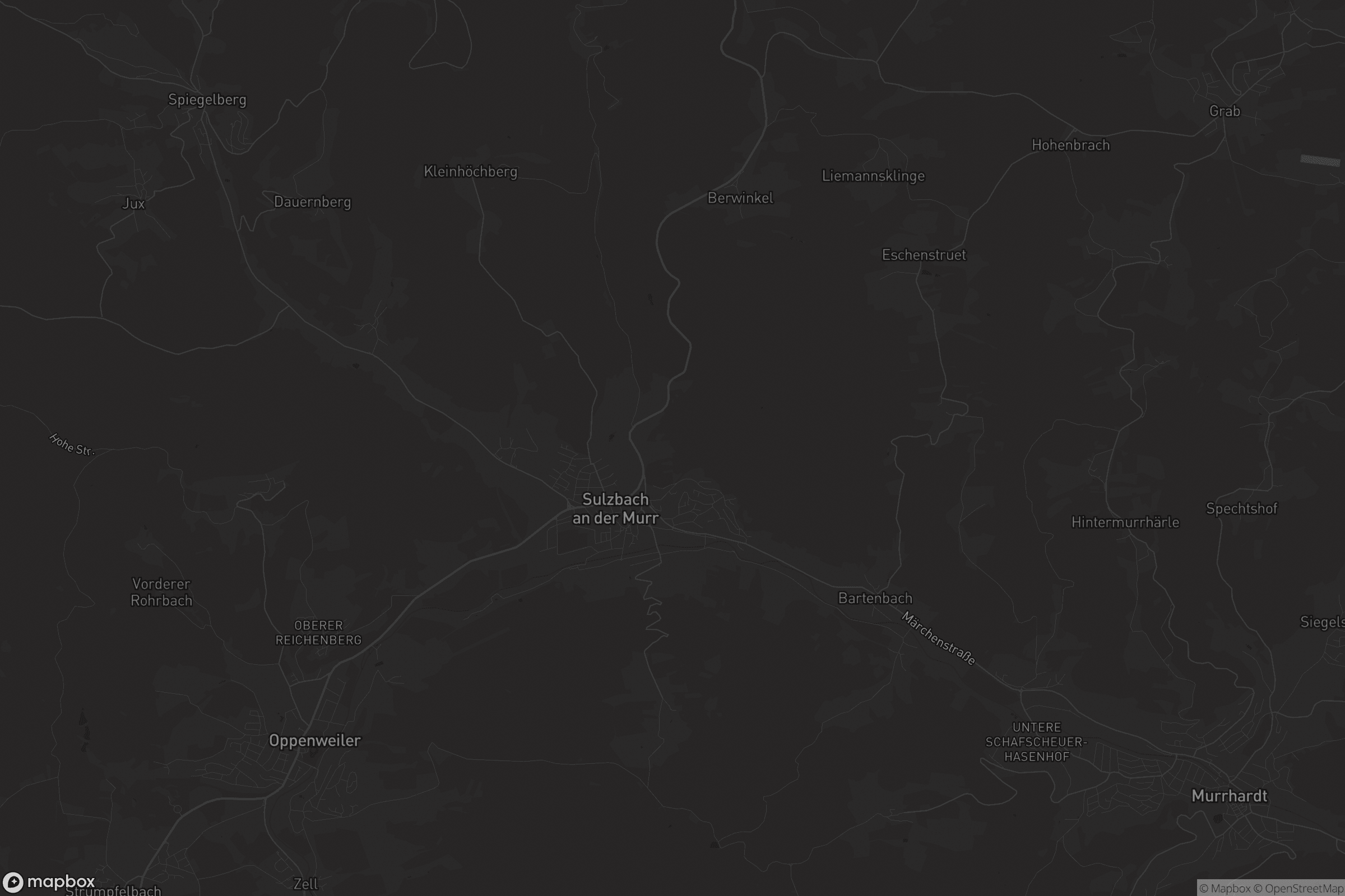 Karte von Sulzbach an der Murr