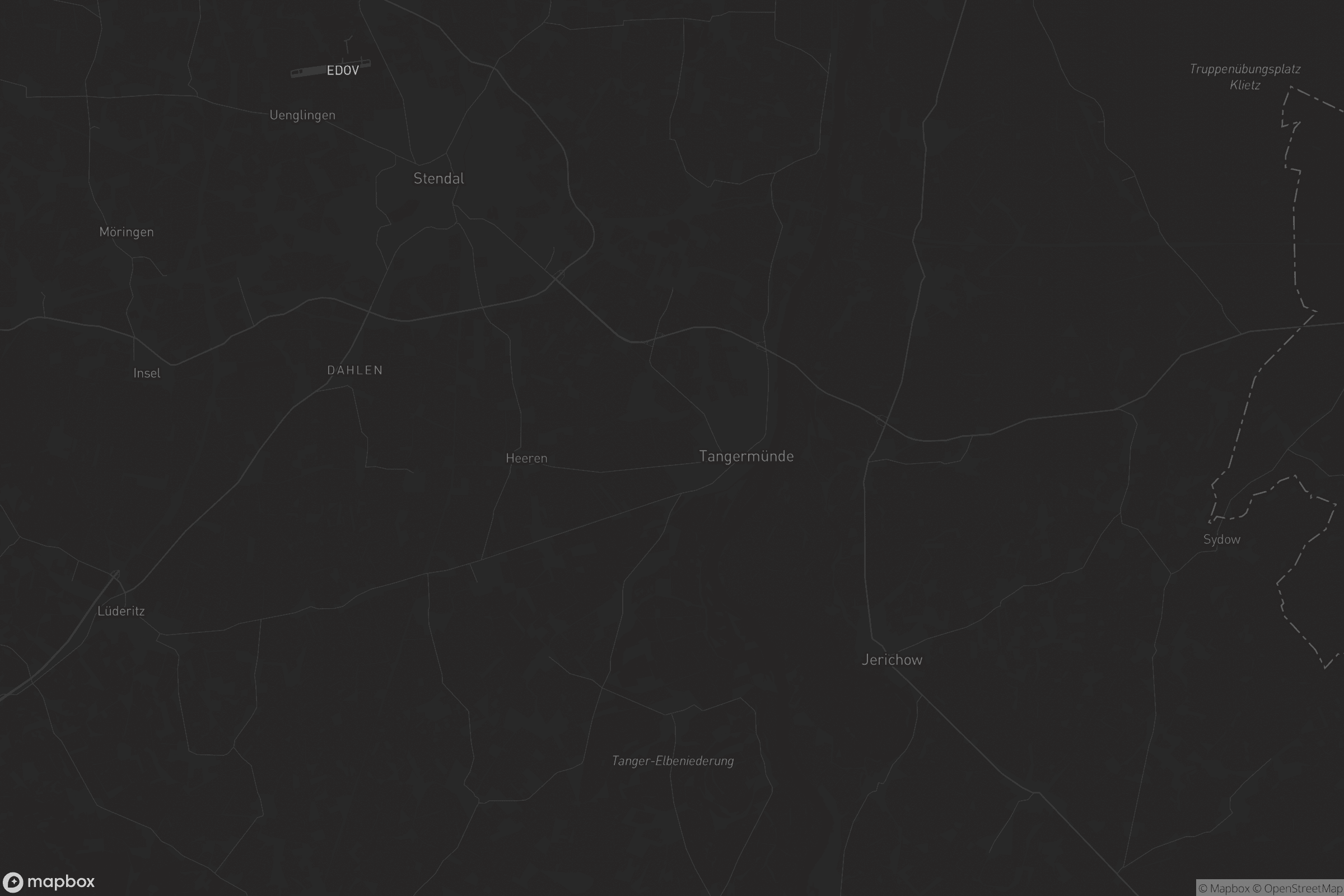 Karte von Tangermünde