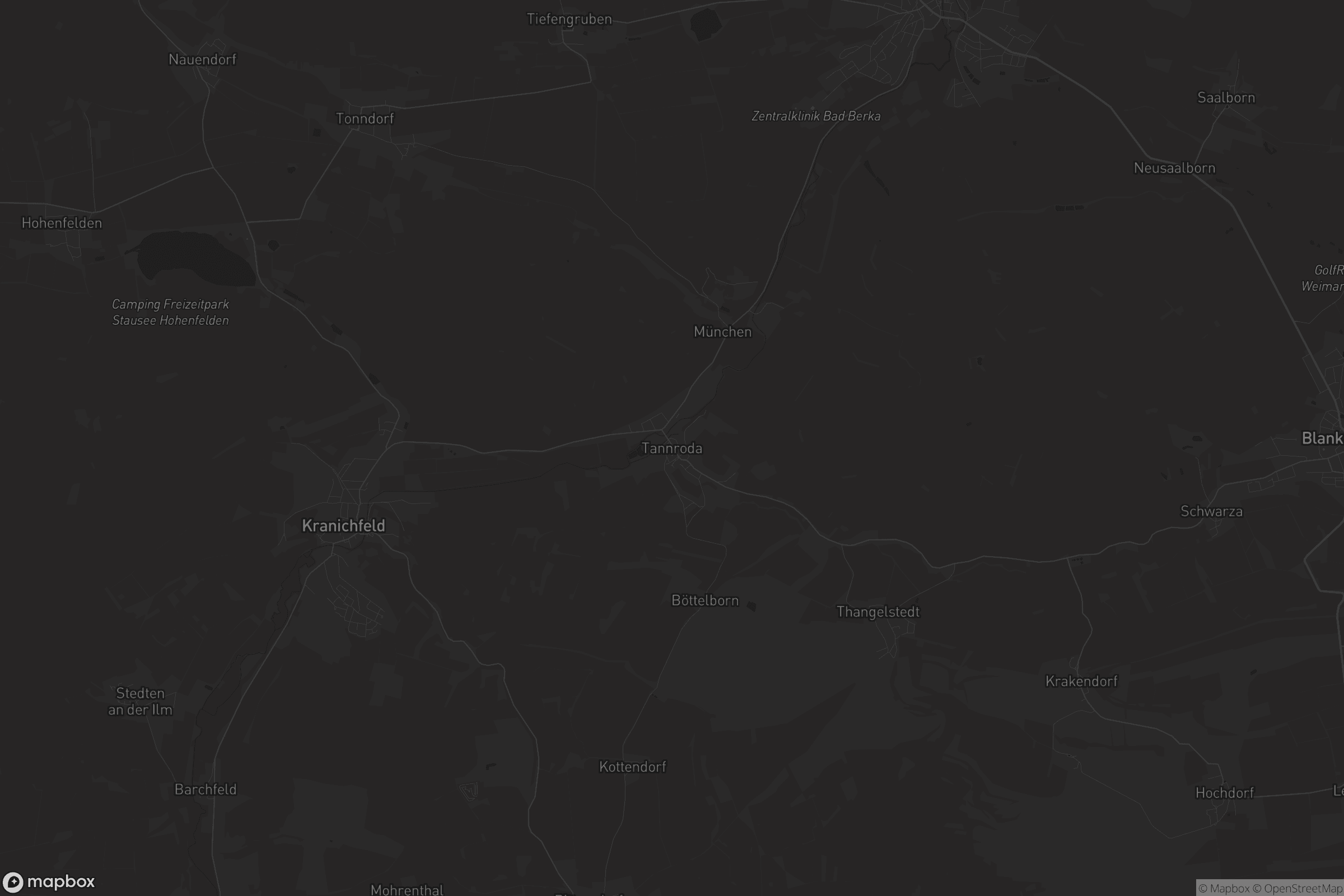 Karte von Tannroda
