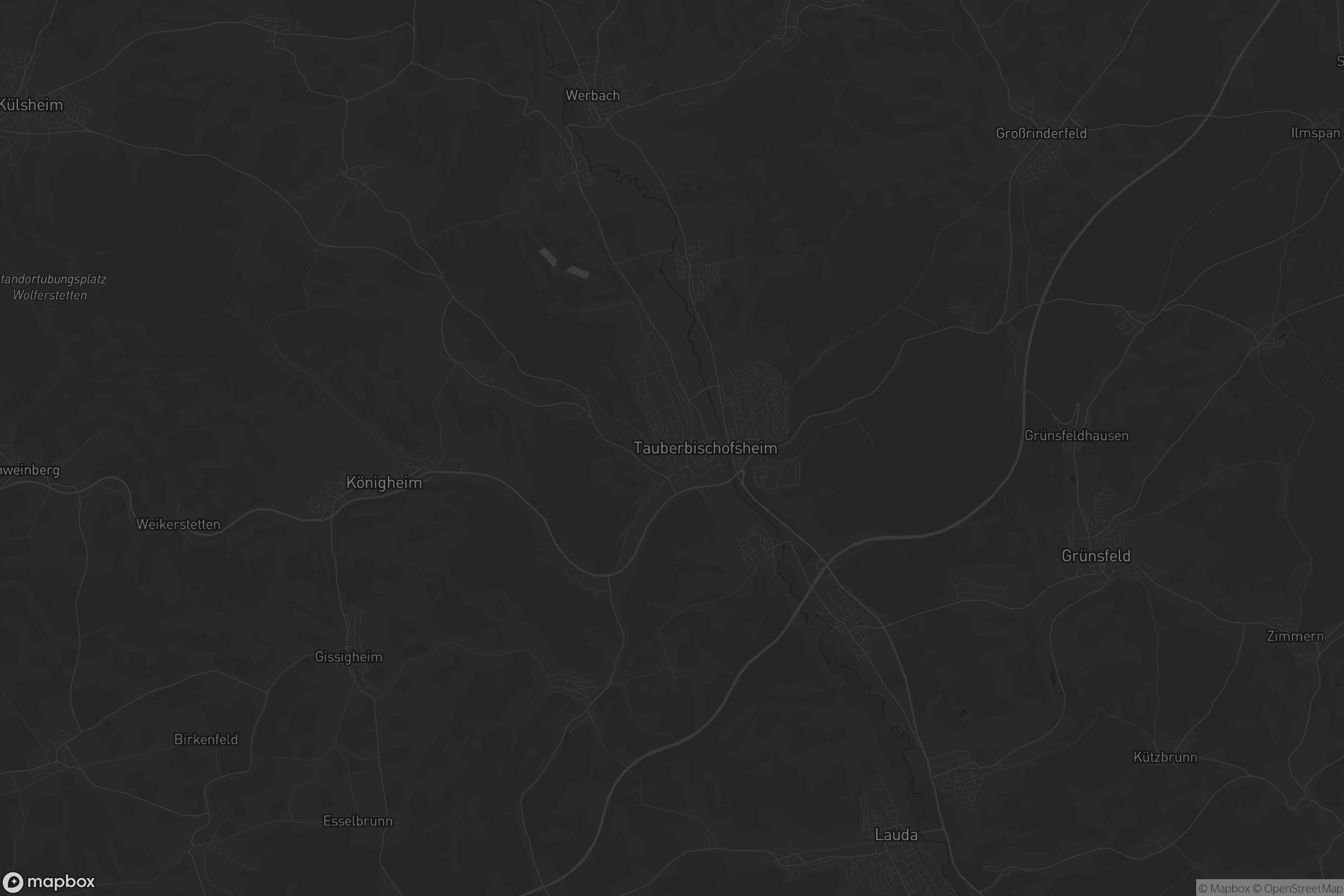Karte von Tauberbischofsheim