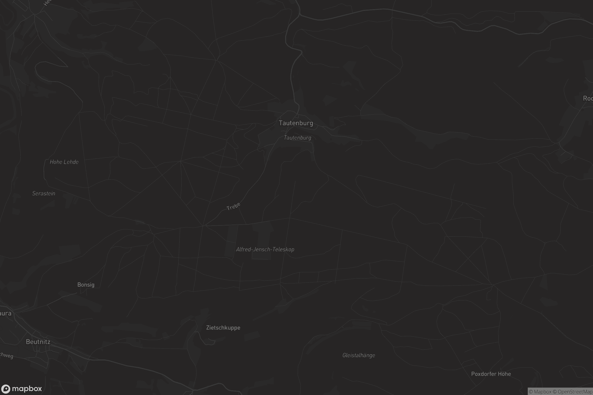 Karte von Tautenburg