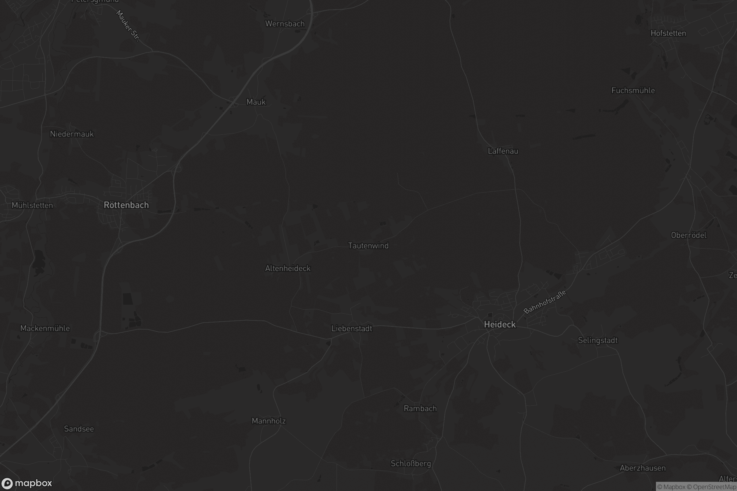 Karte von Tautenwind