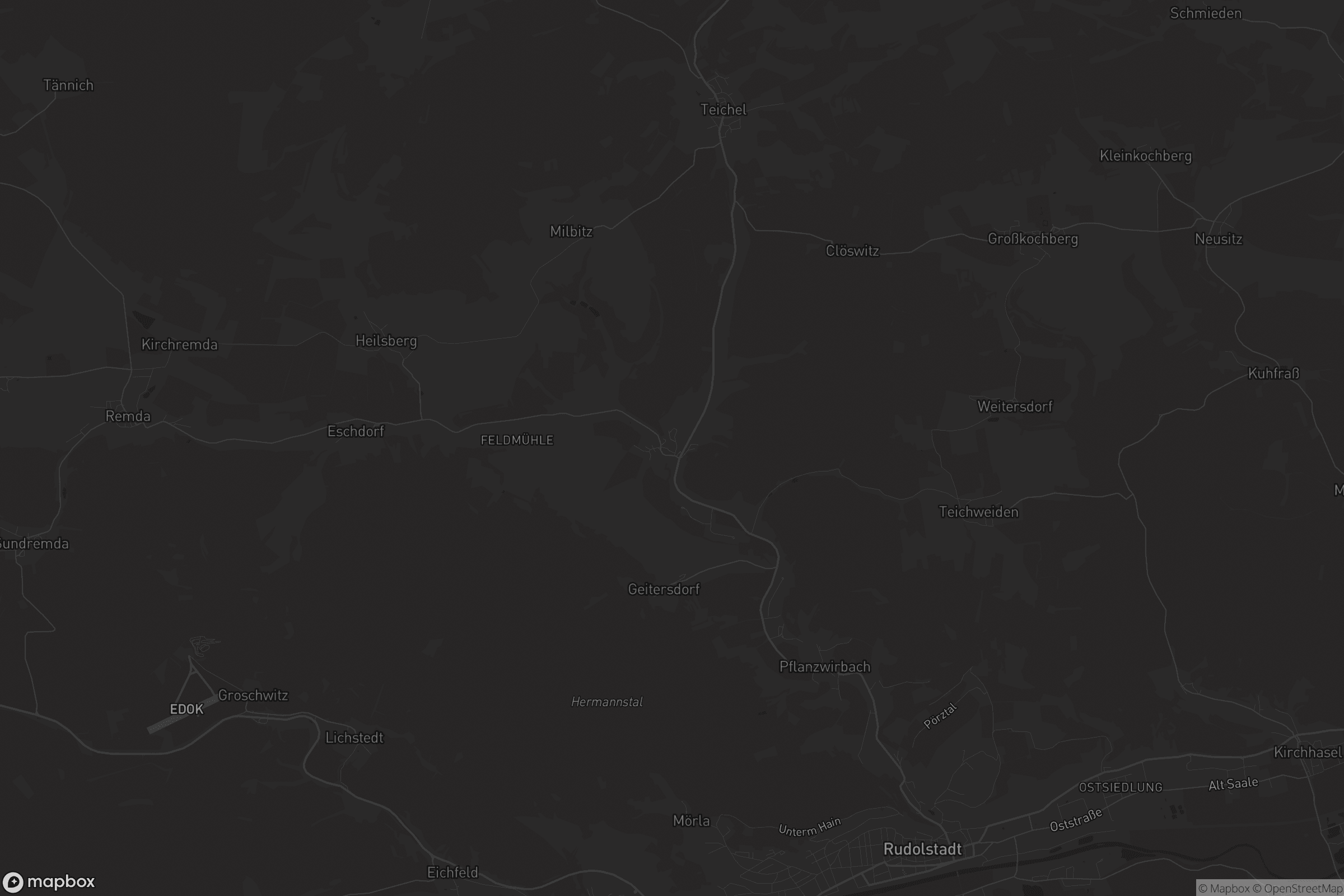 Karte von Teichröda