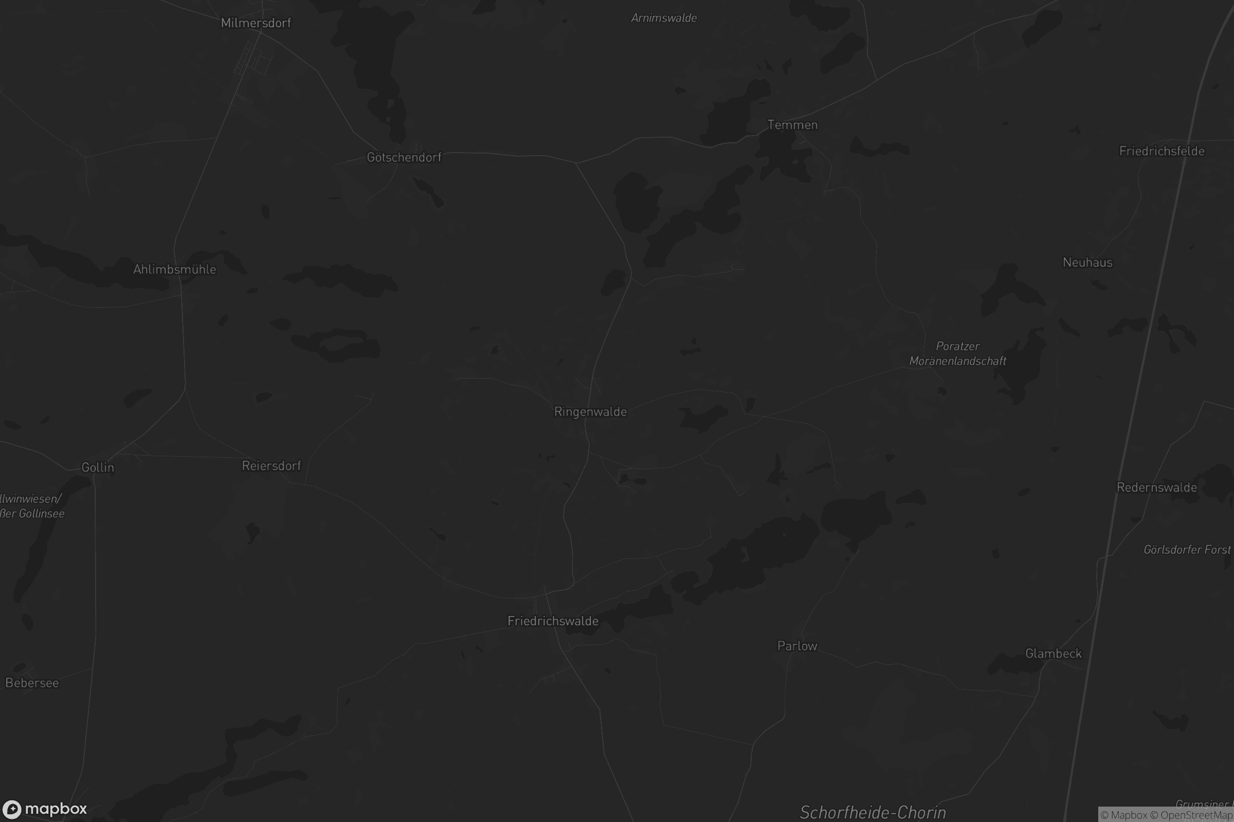 Karte von Temmen-Ringenwalde