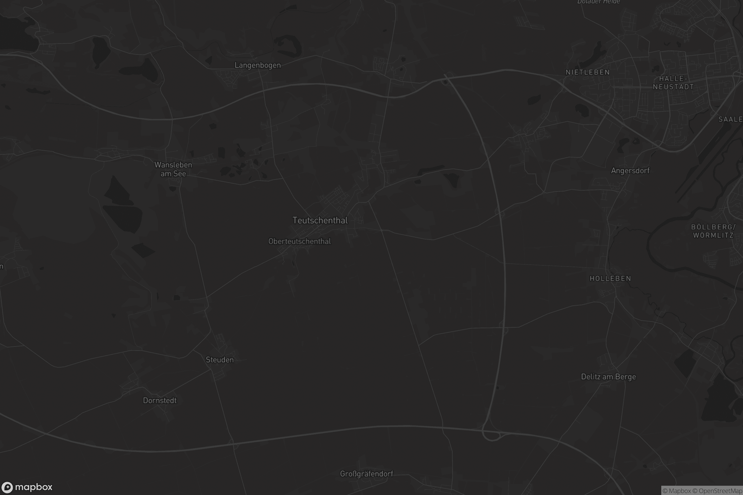 Karte von Teutschenthal