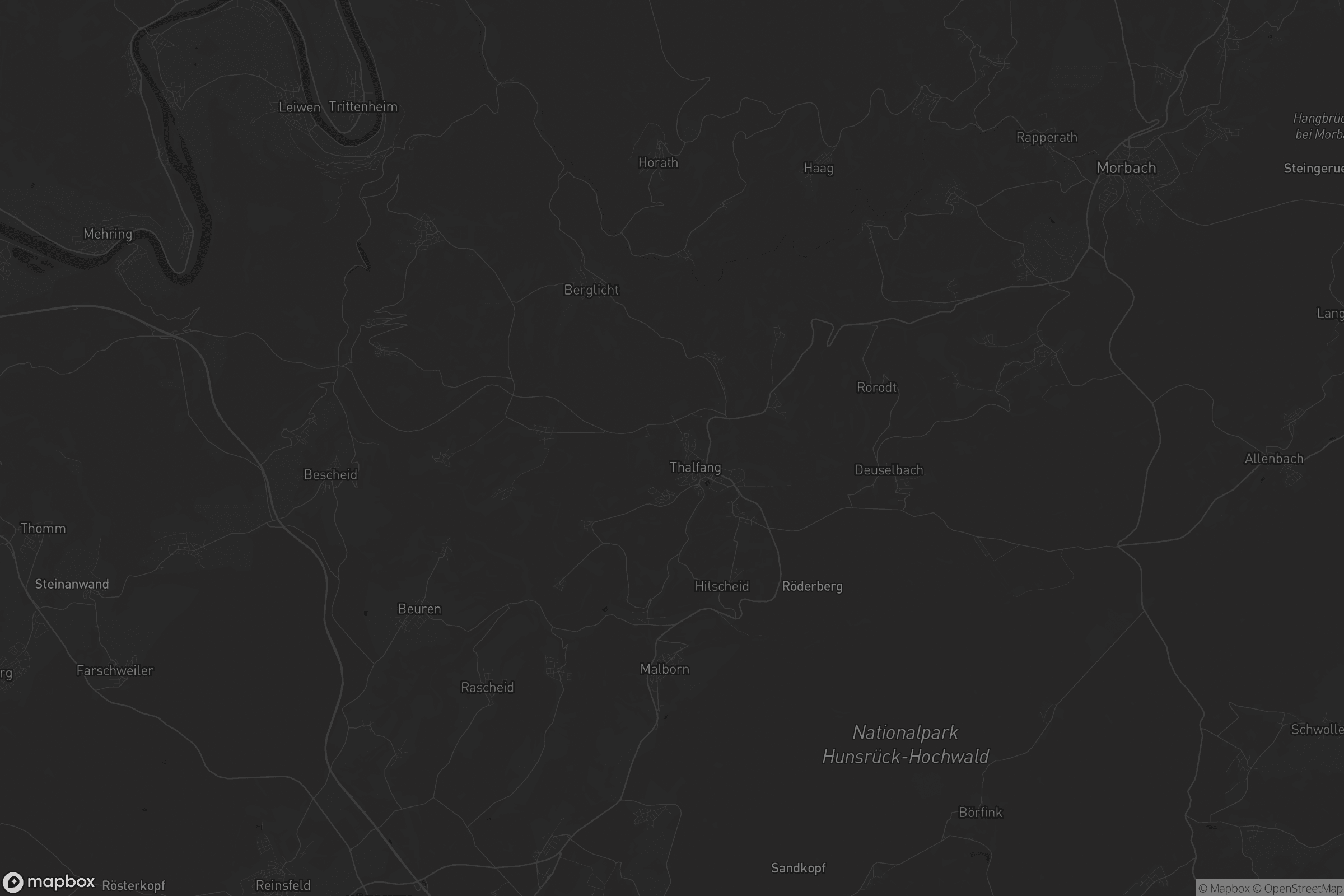 Karte von Thalfang am Erbeskopf