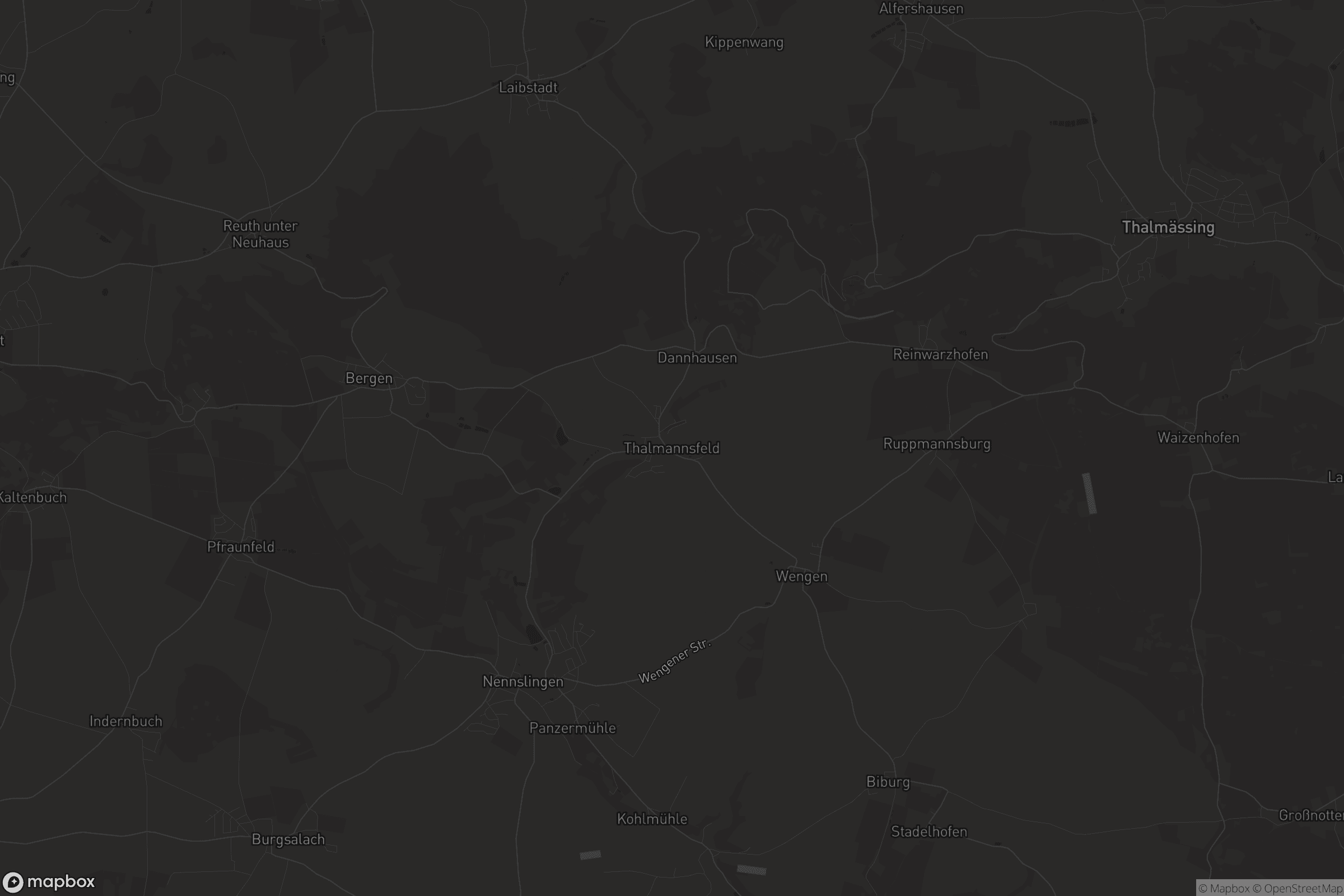 Karte von Thalmannsfeld