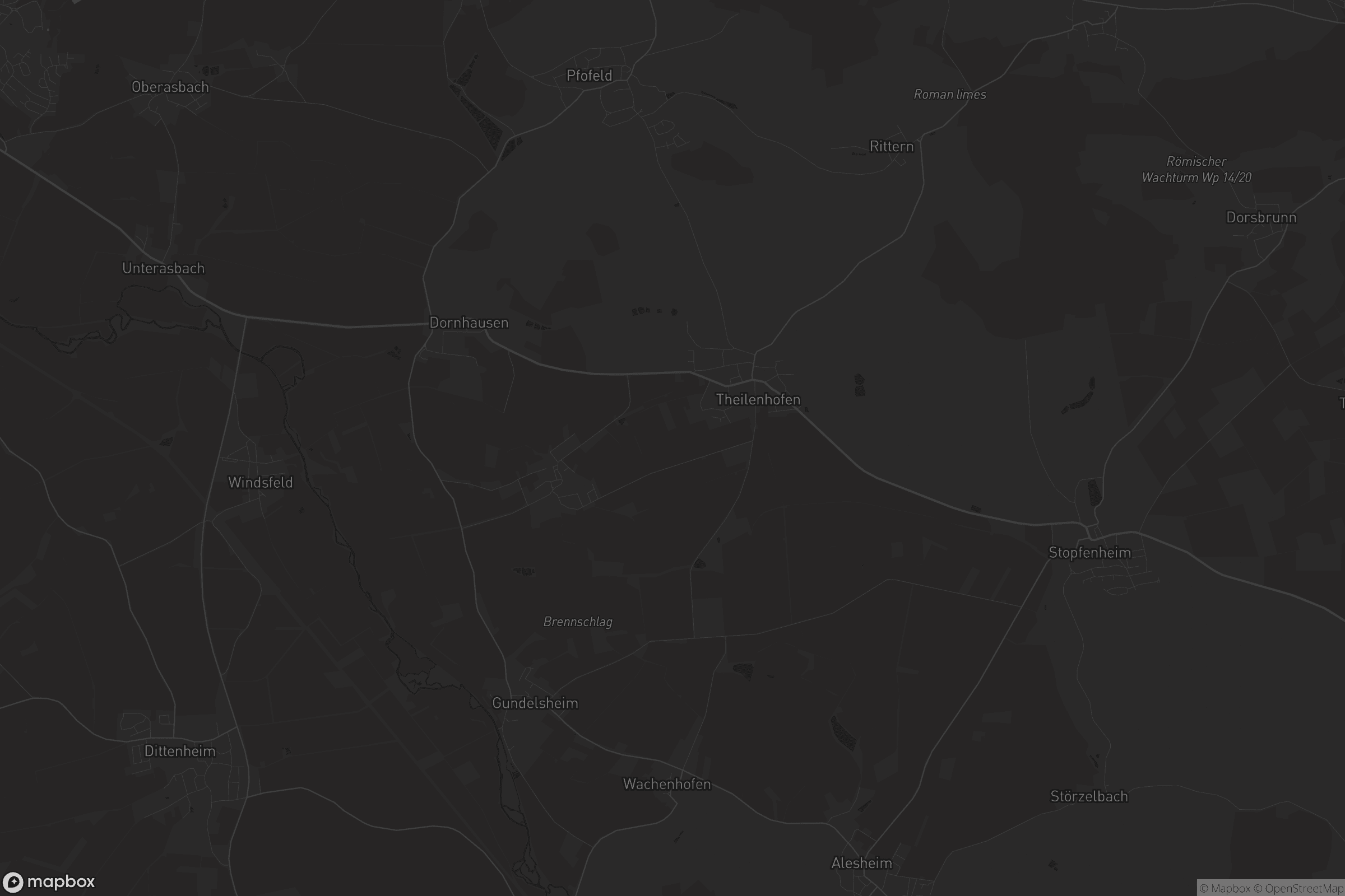 Karte von Theilenhofen