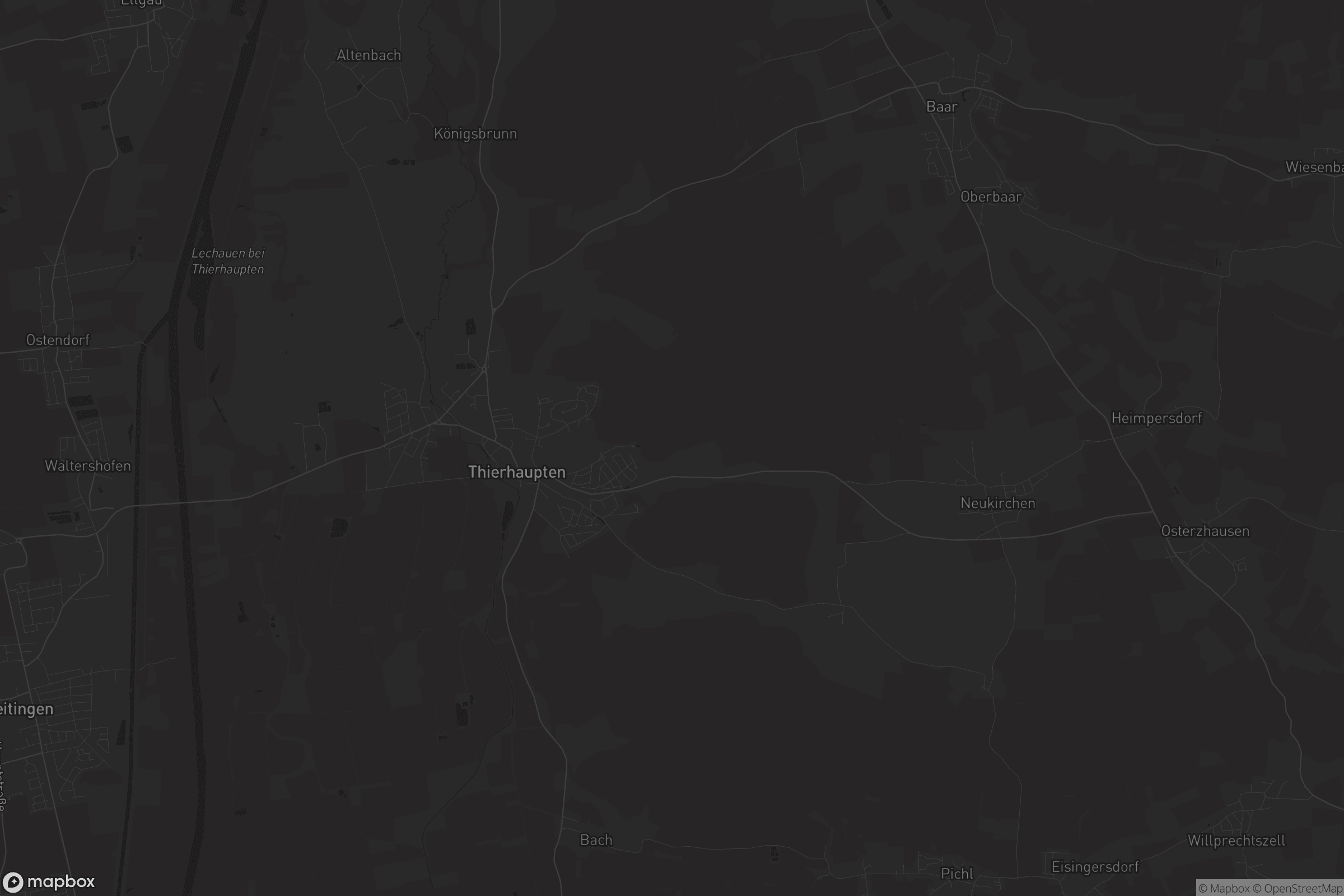 Karte von Thierhaupten