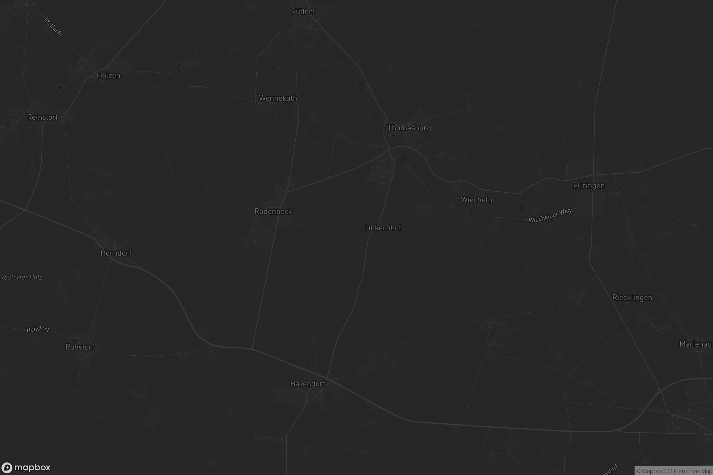 Karte von Thomasburg