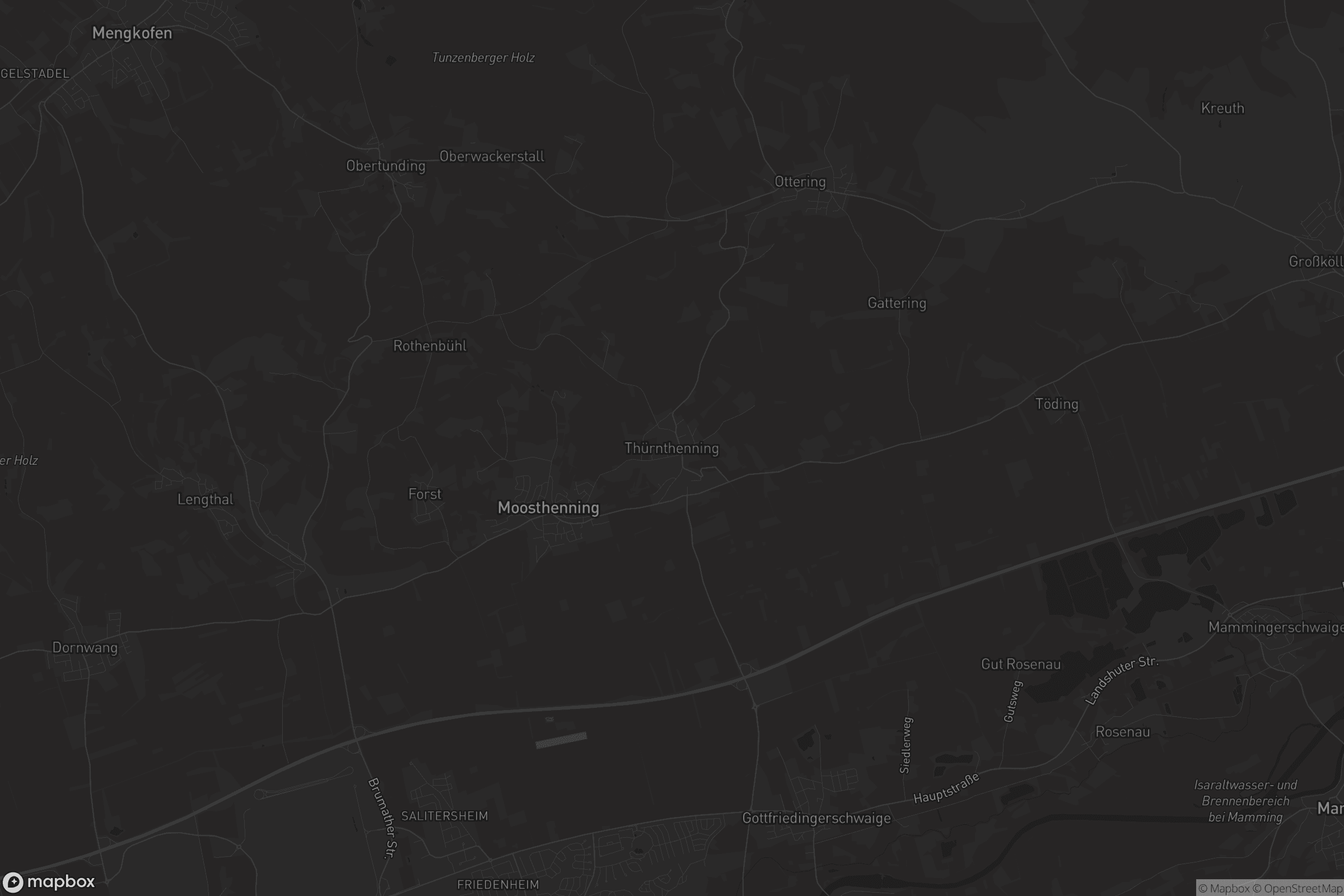 Karte von Thürnthenning