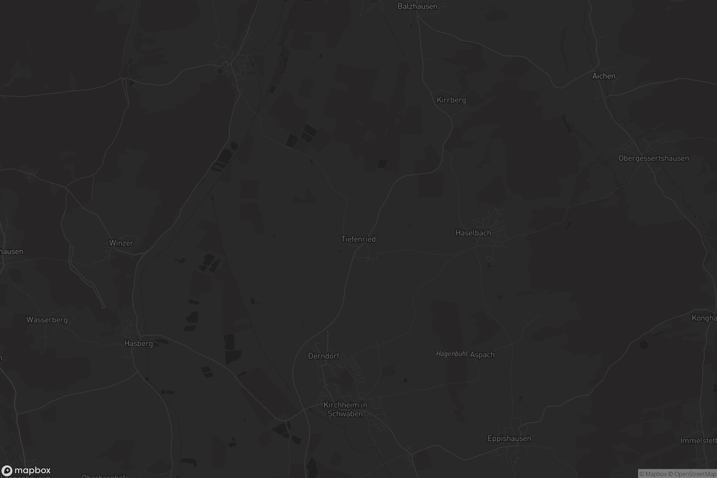 Karte von Tiefenried