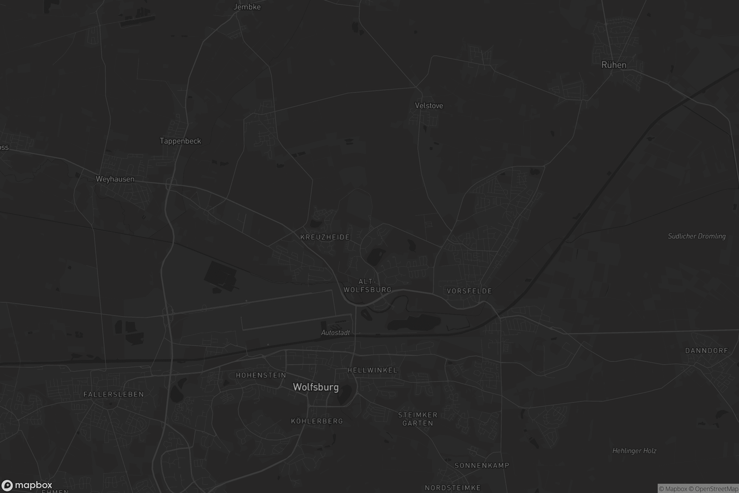 Karte von Tiergartenbreite