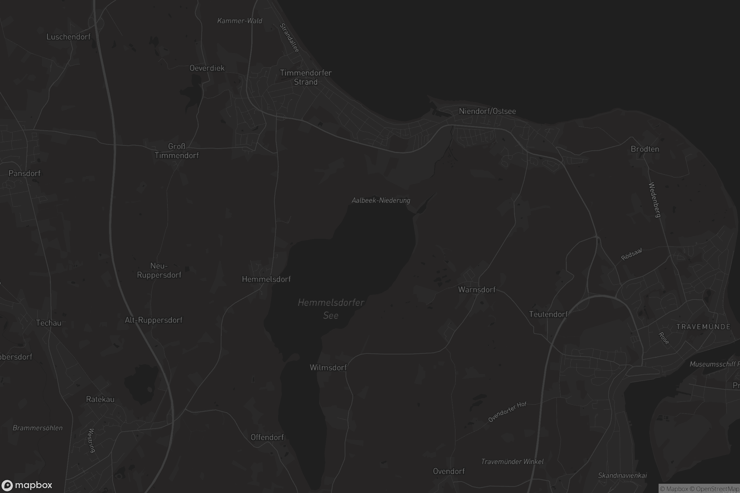 Karte von Timmendorfer Strand