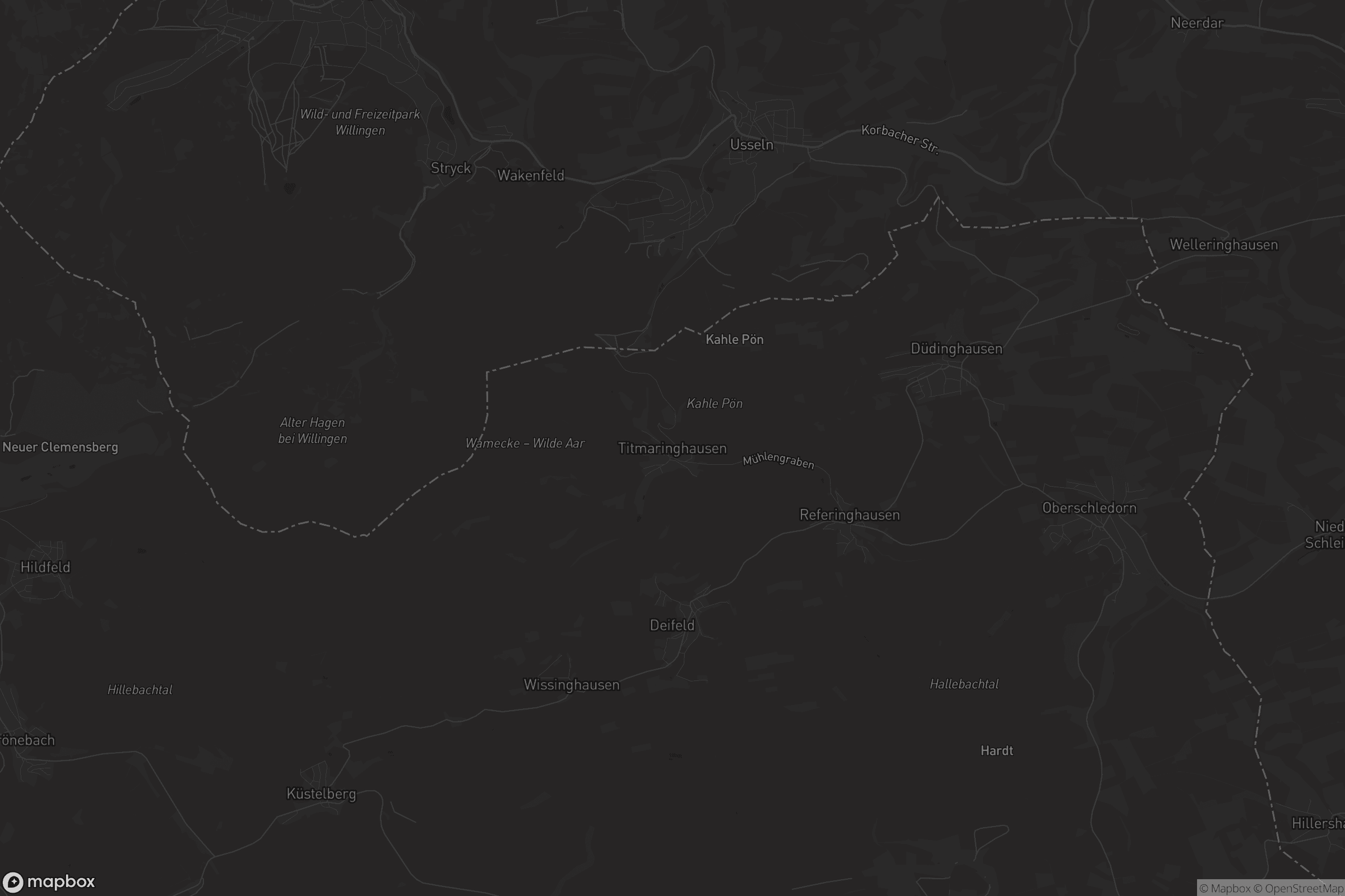 Karte von Titmaringhausen