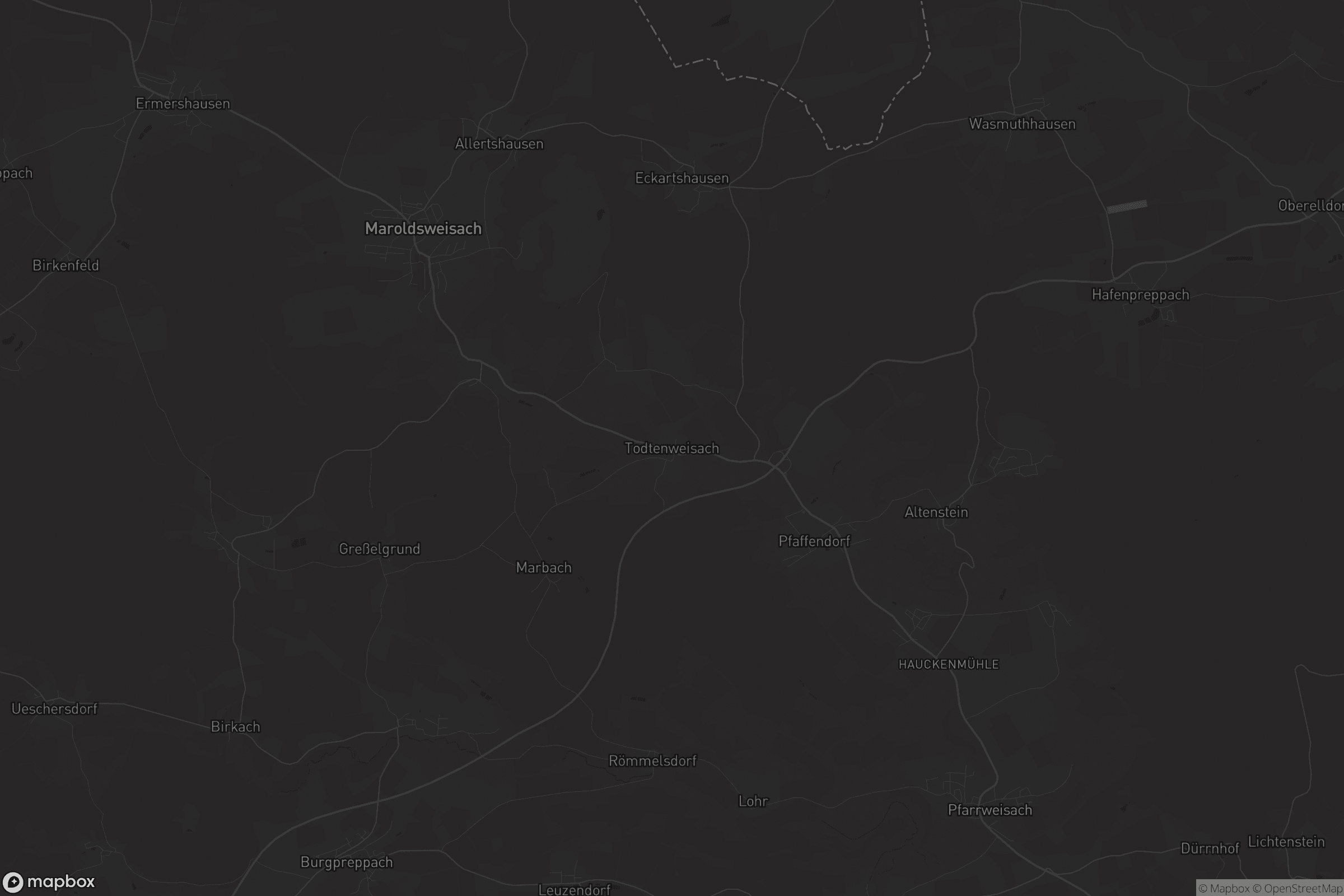 Karte von Todtenweisach