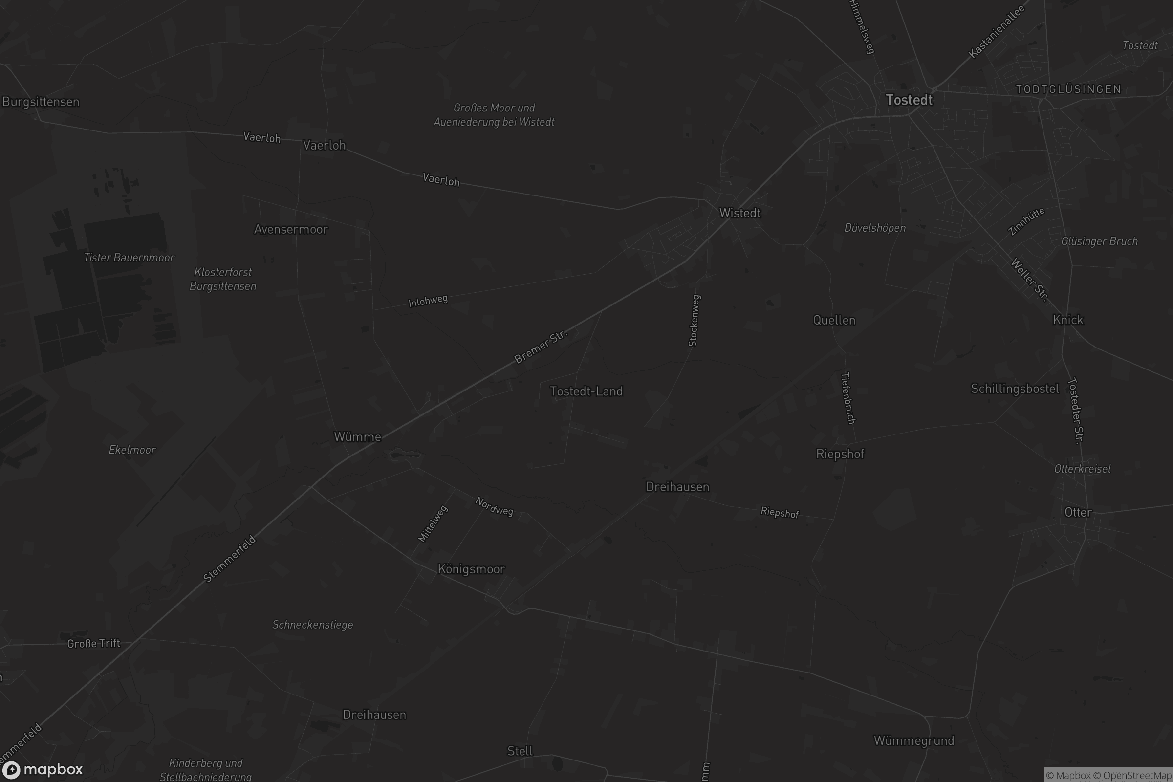 Karte von Tostedt-Land