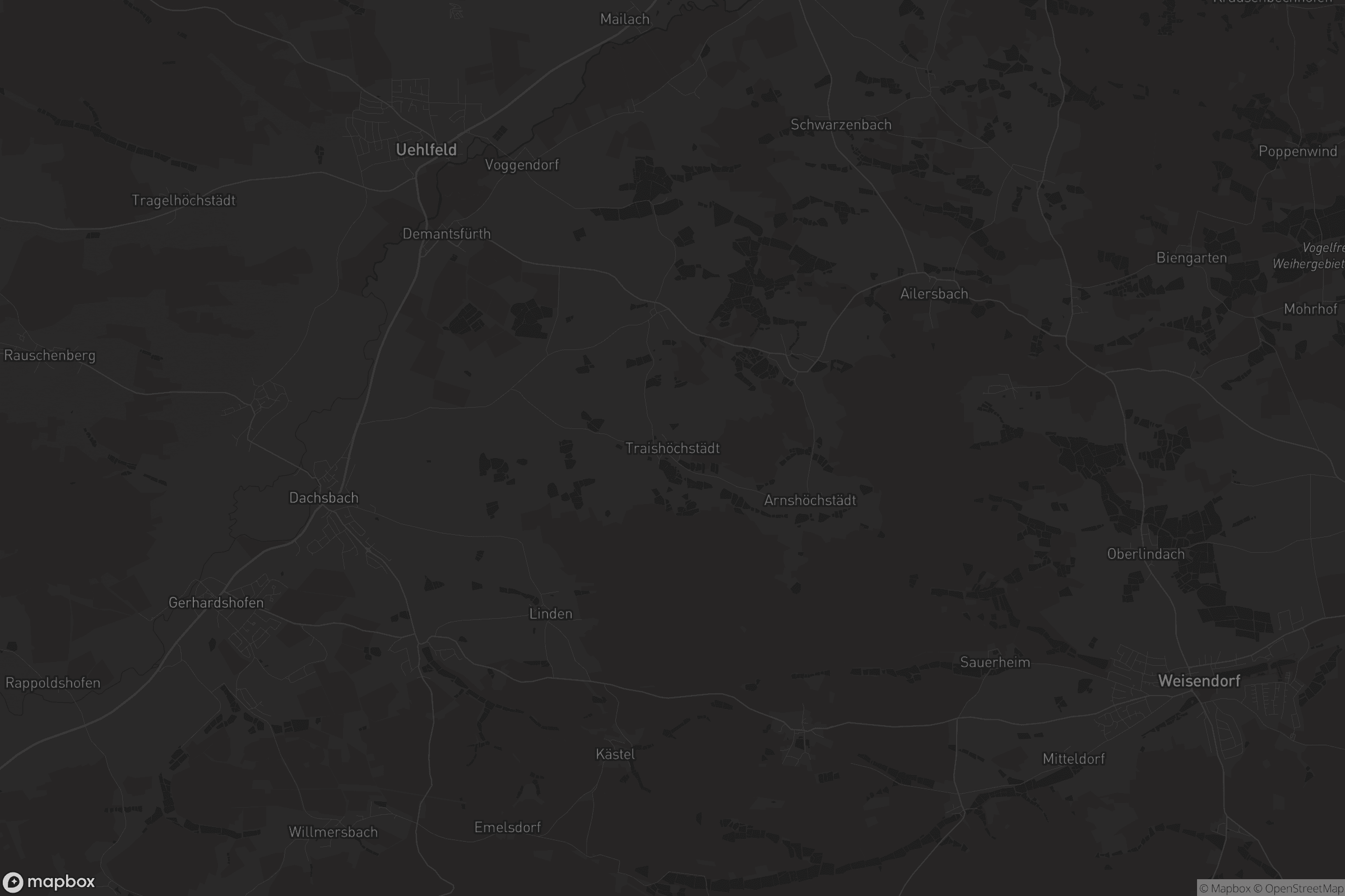 Karte von Traishöchstädt