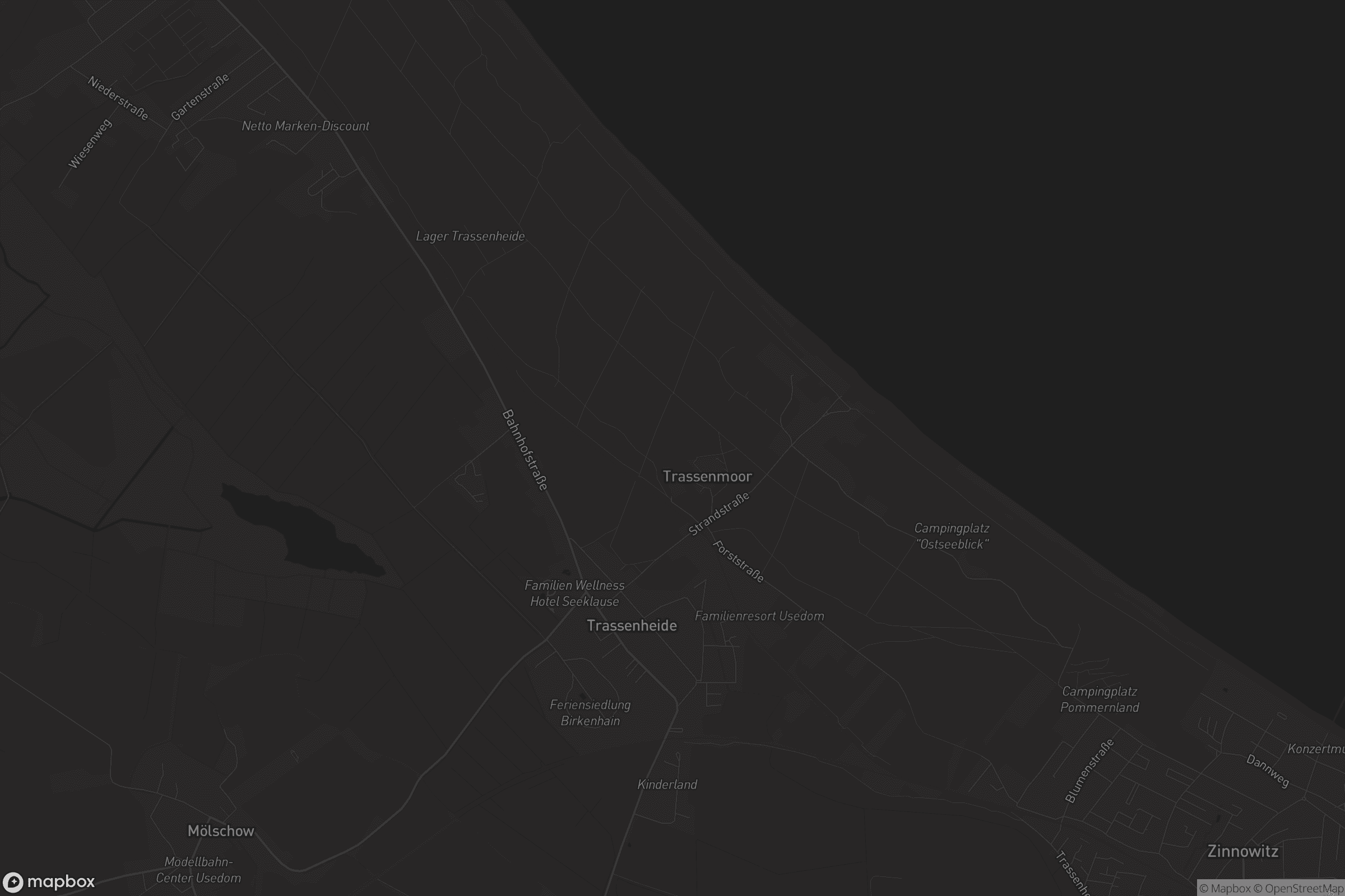 Karte von Trassenheide