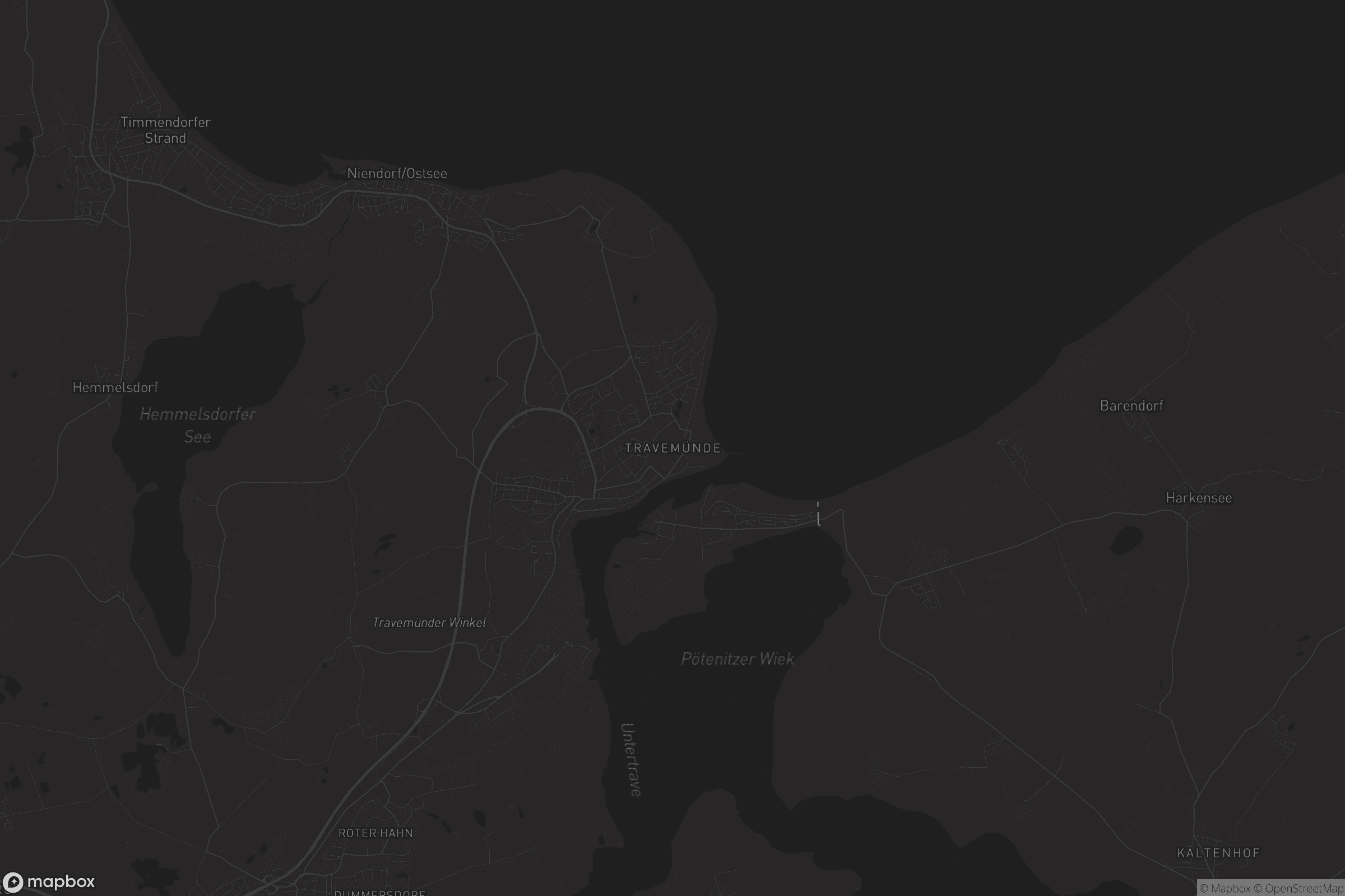 Karte von Travemünde