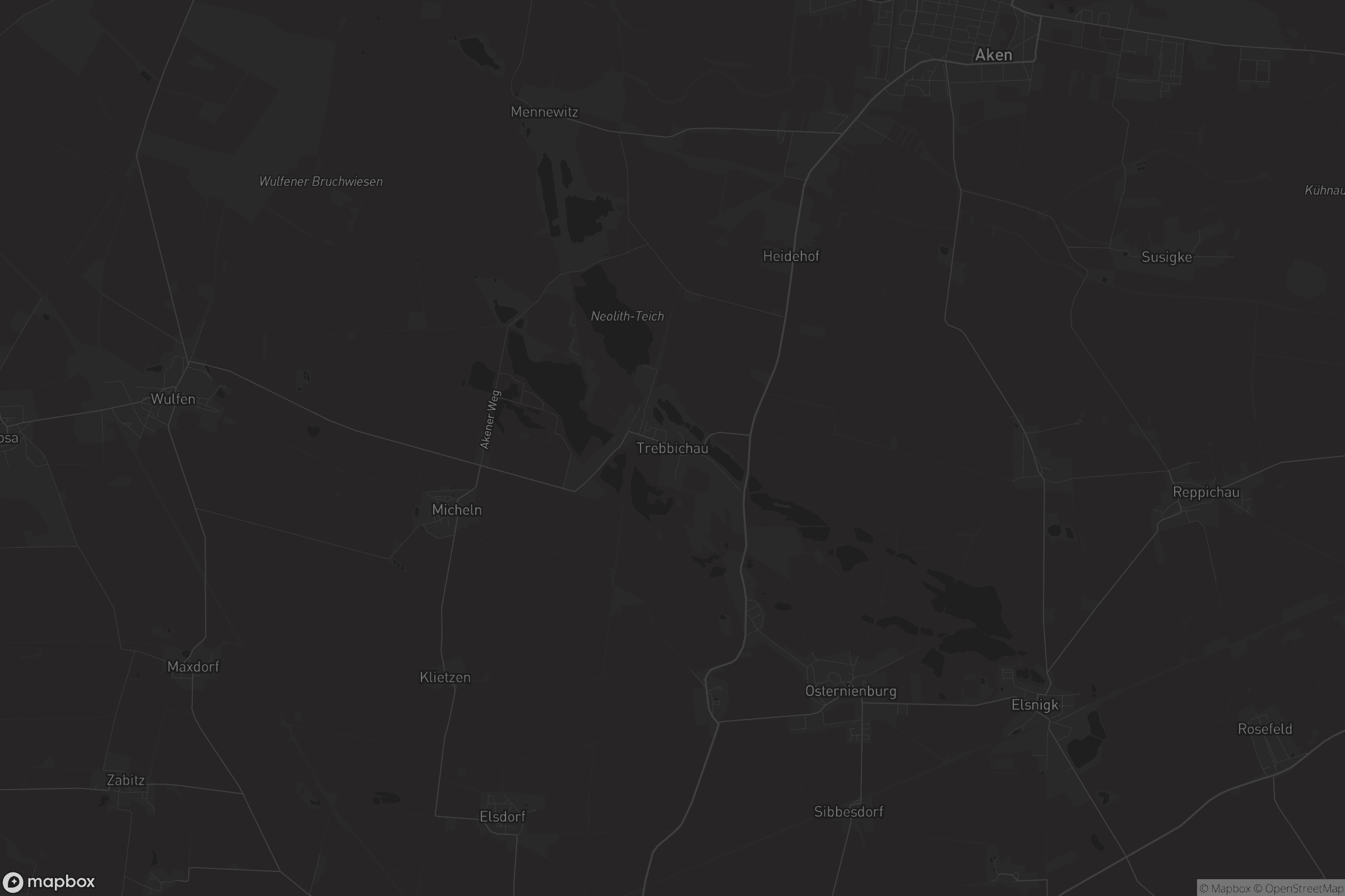 Karte von Trebbichau