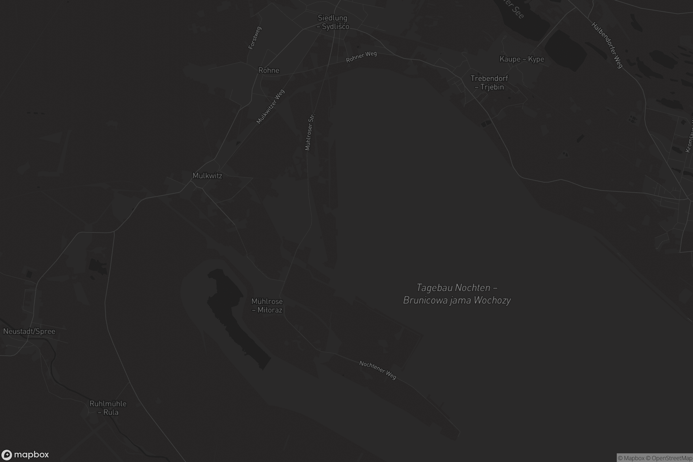 Karte von Trebendorf - Trjebin