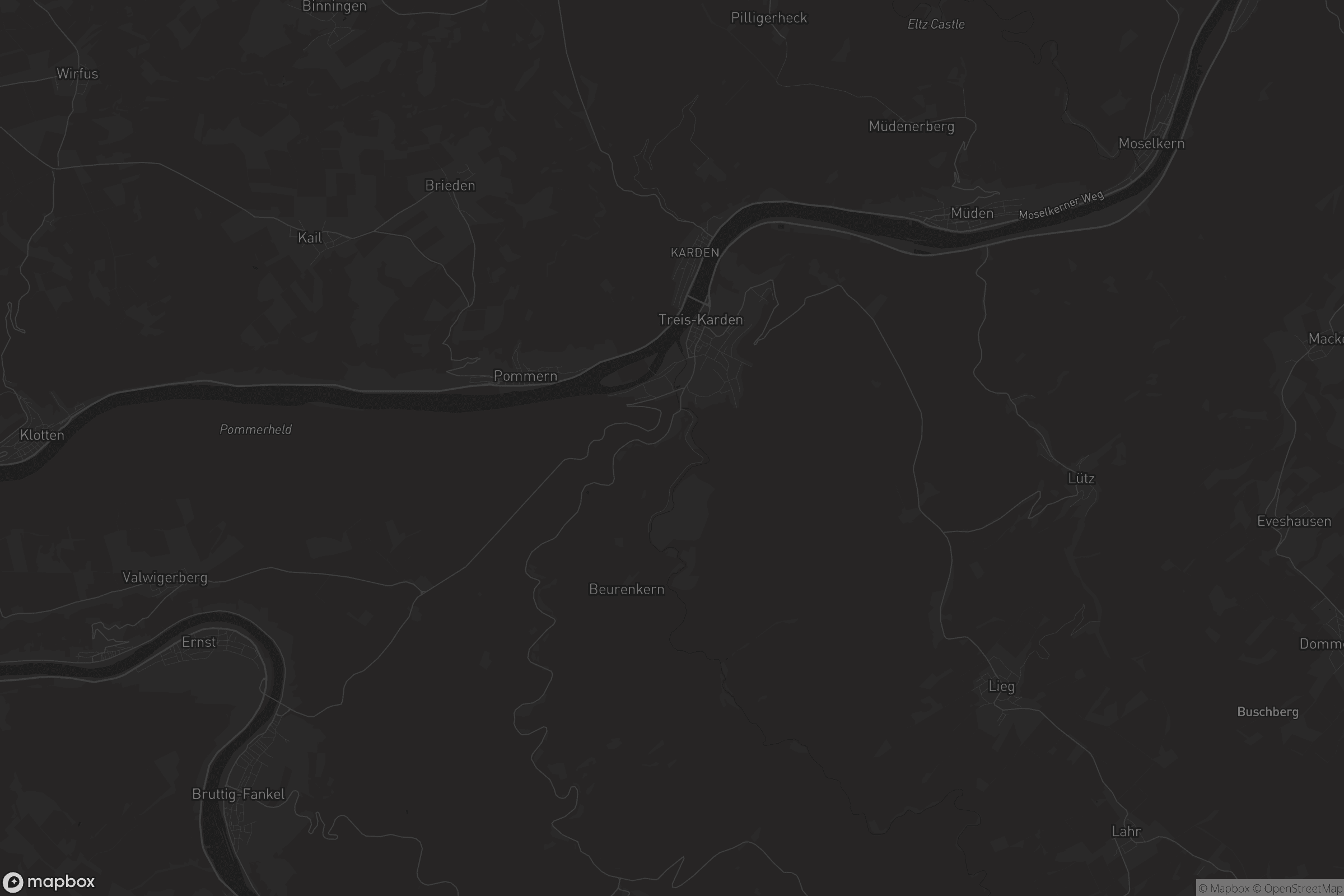 Karte von Treis-Karden