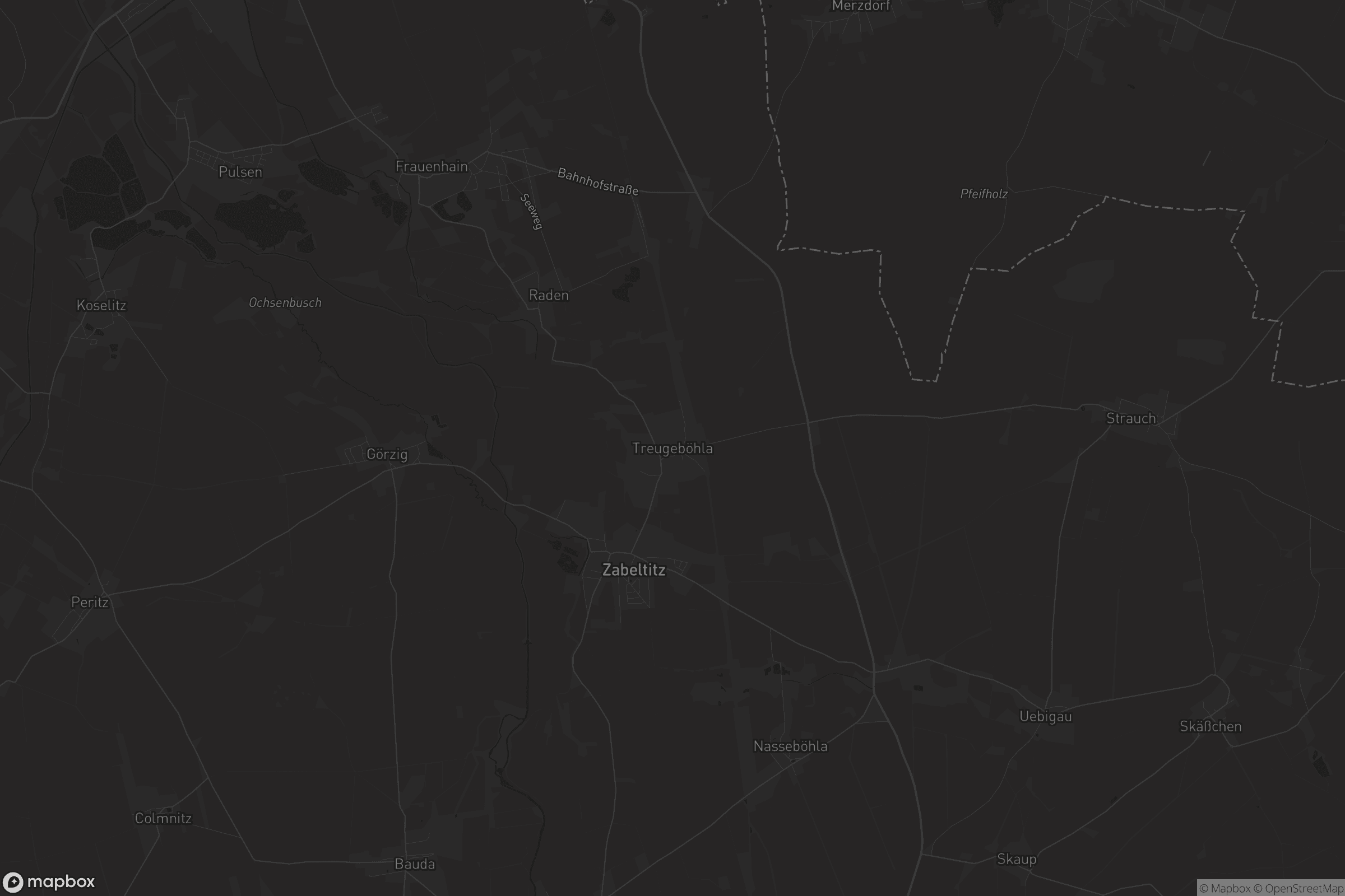 Karte von Treugeböhla