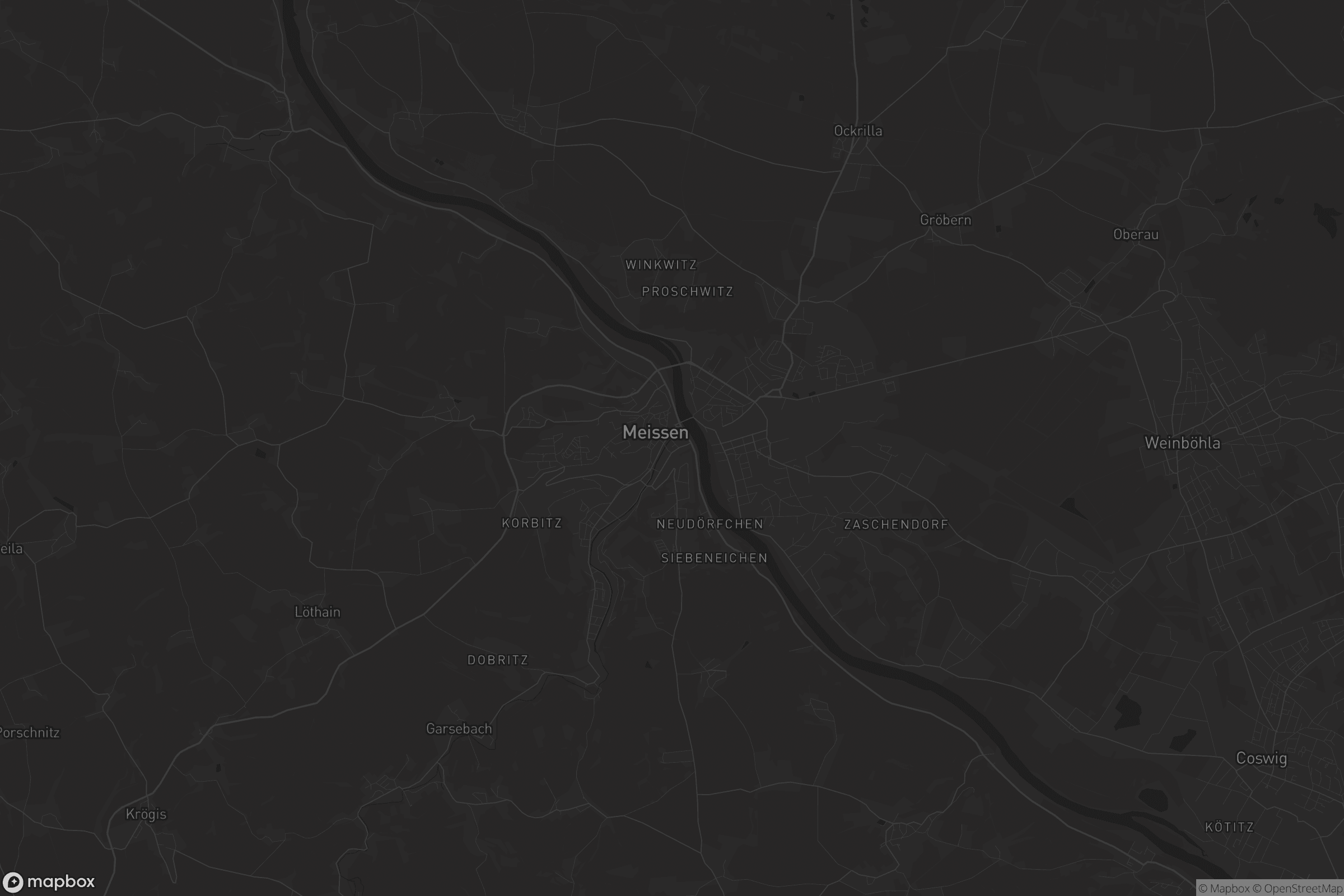 Karte von Triebischvorstadt