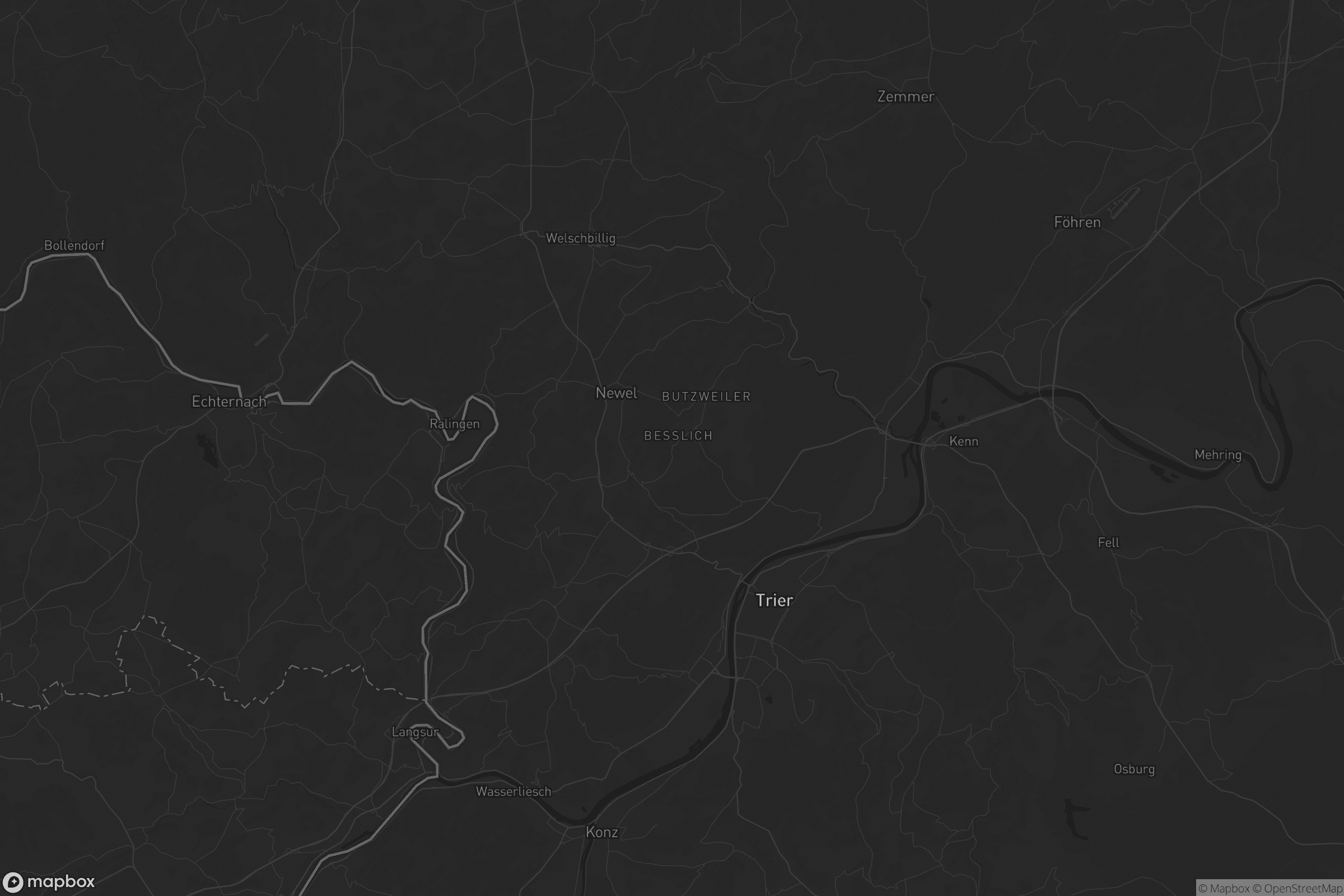 Karte von Trier-Land