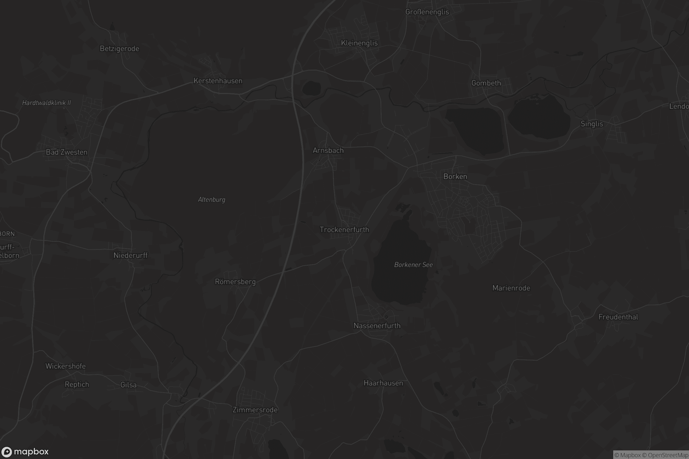 Karte von Trockenerfurth