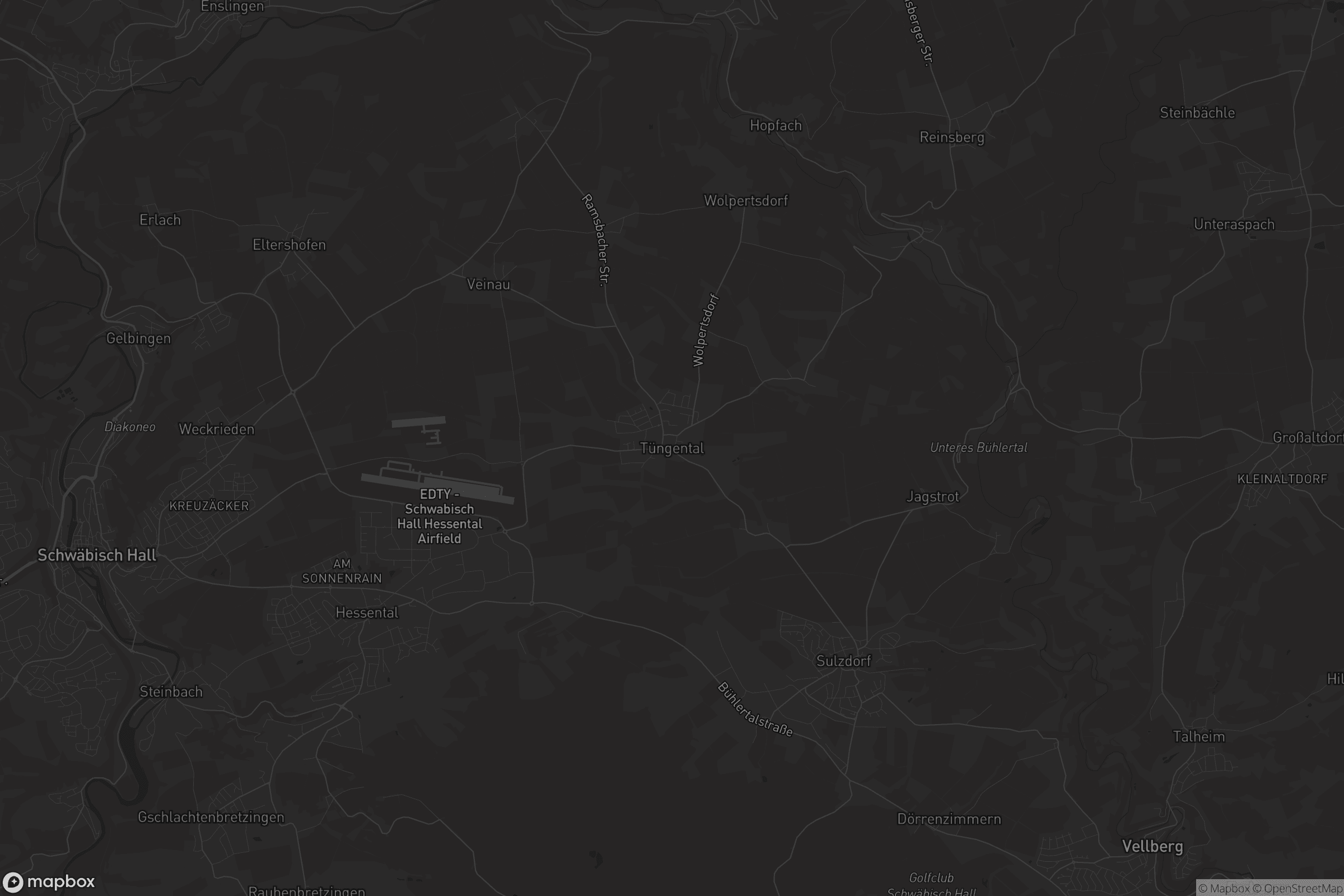 Karte von Tüngental