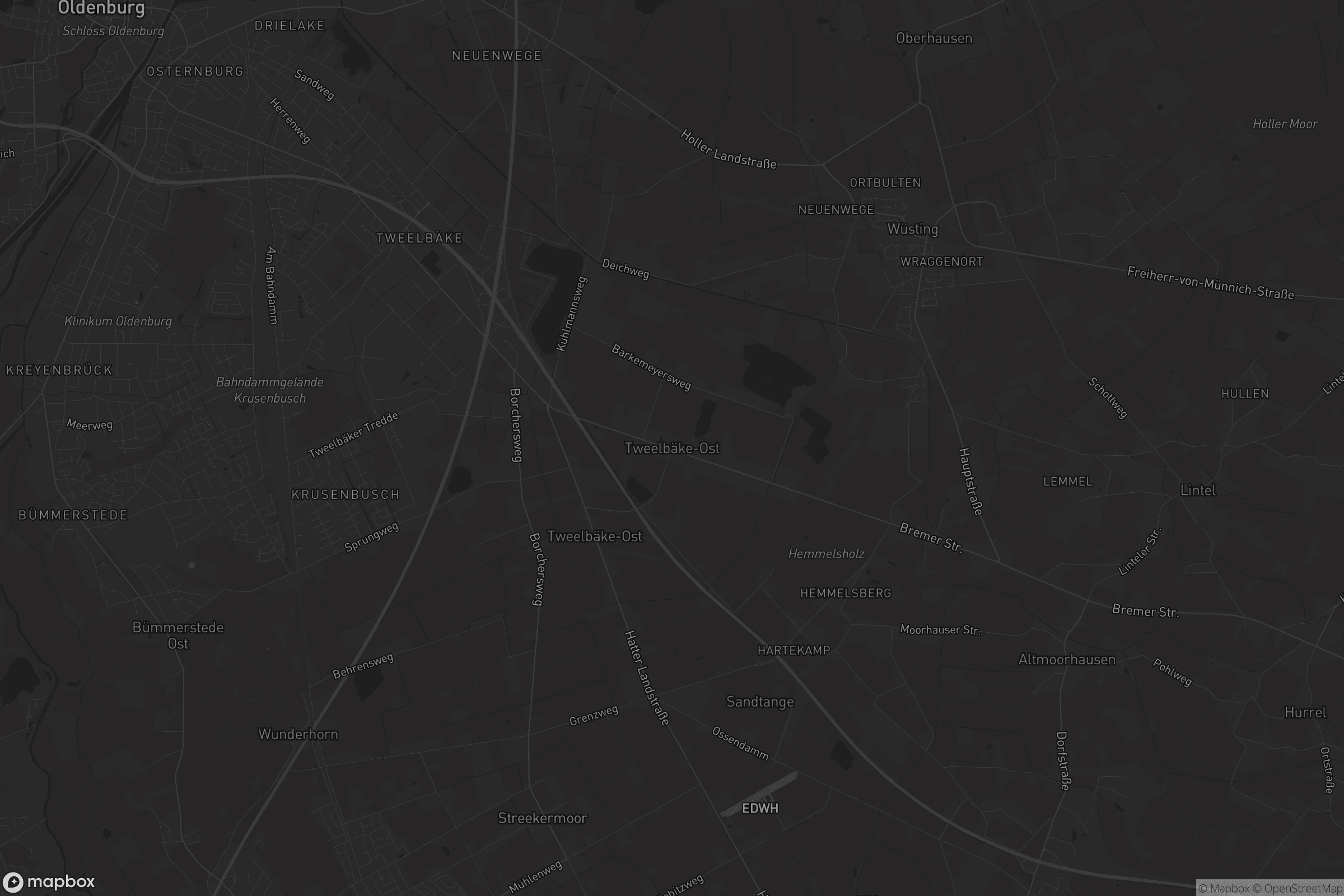 Karte von Tweelbäke-Ost