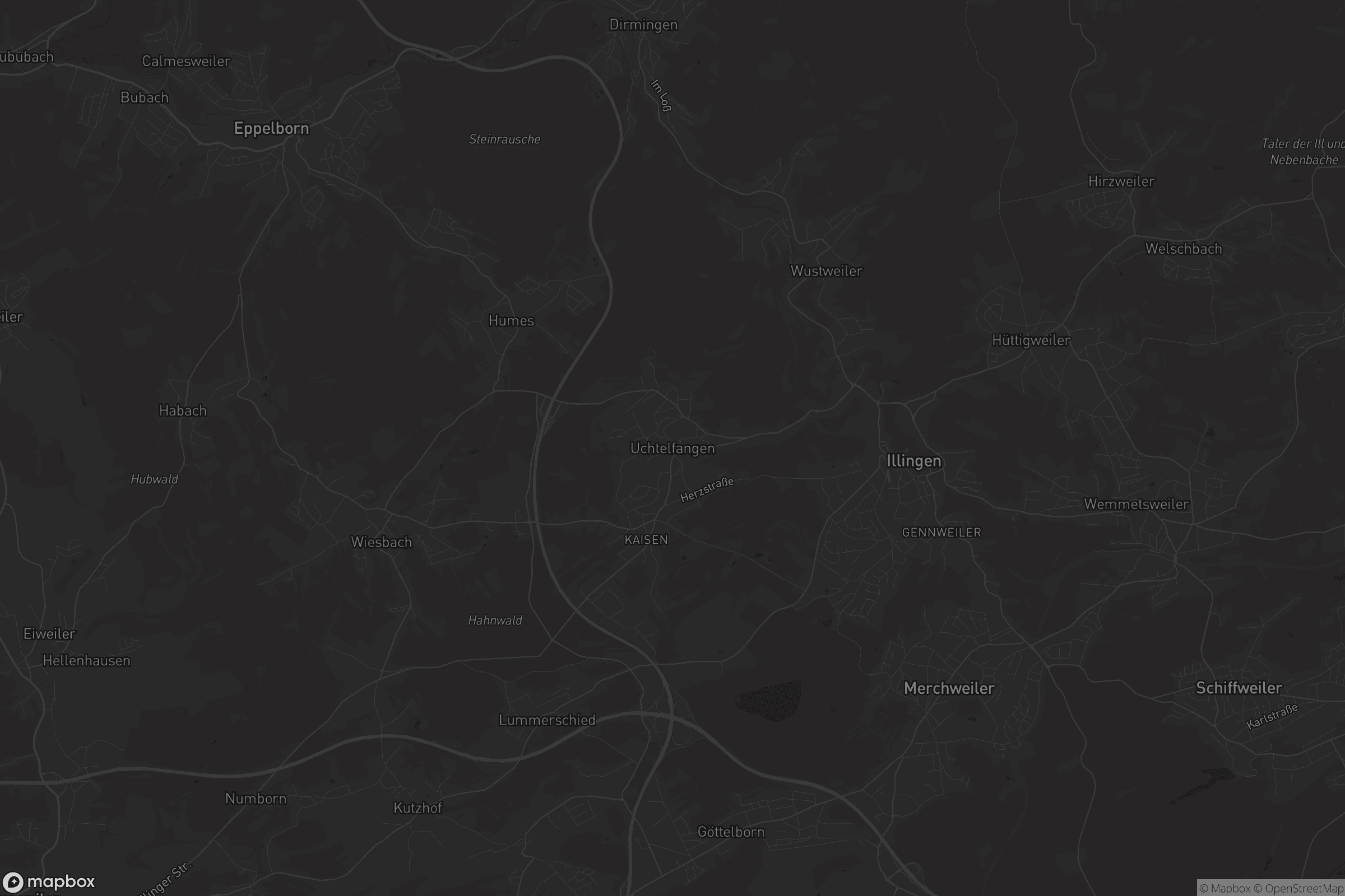 Karte von Uchtelfangen