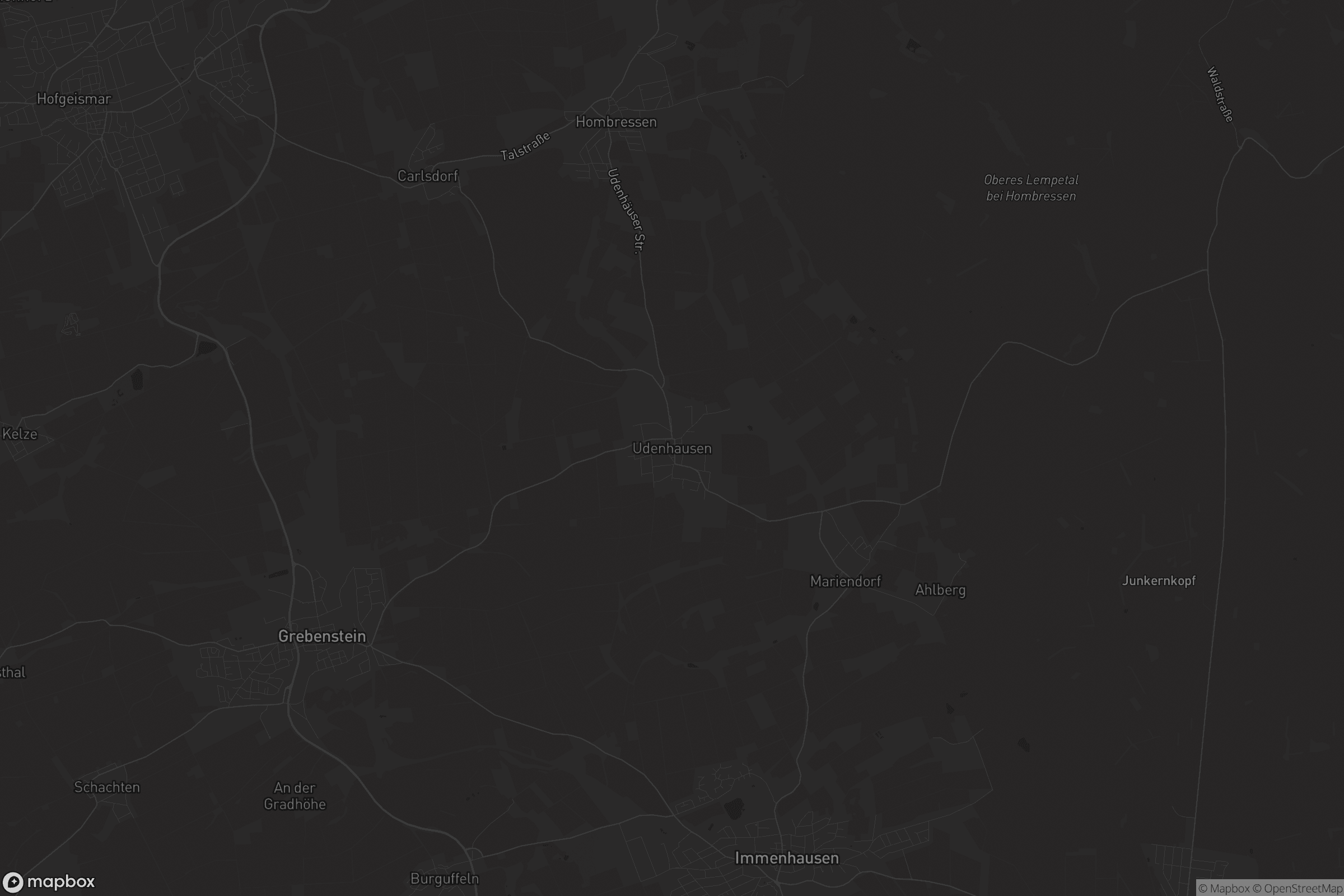 Karte von Udenhausen