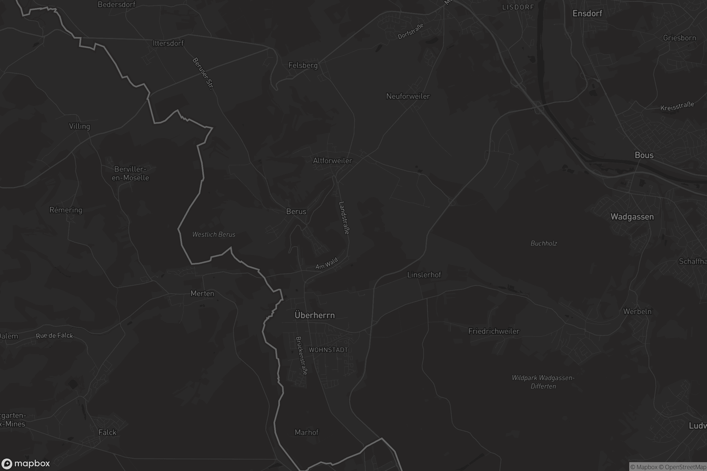 Karte von Überherrn