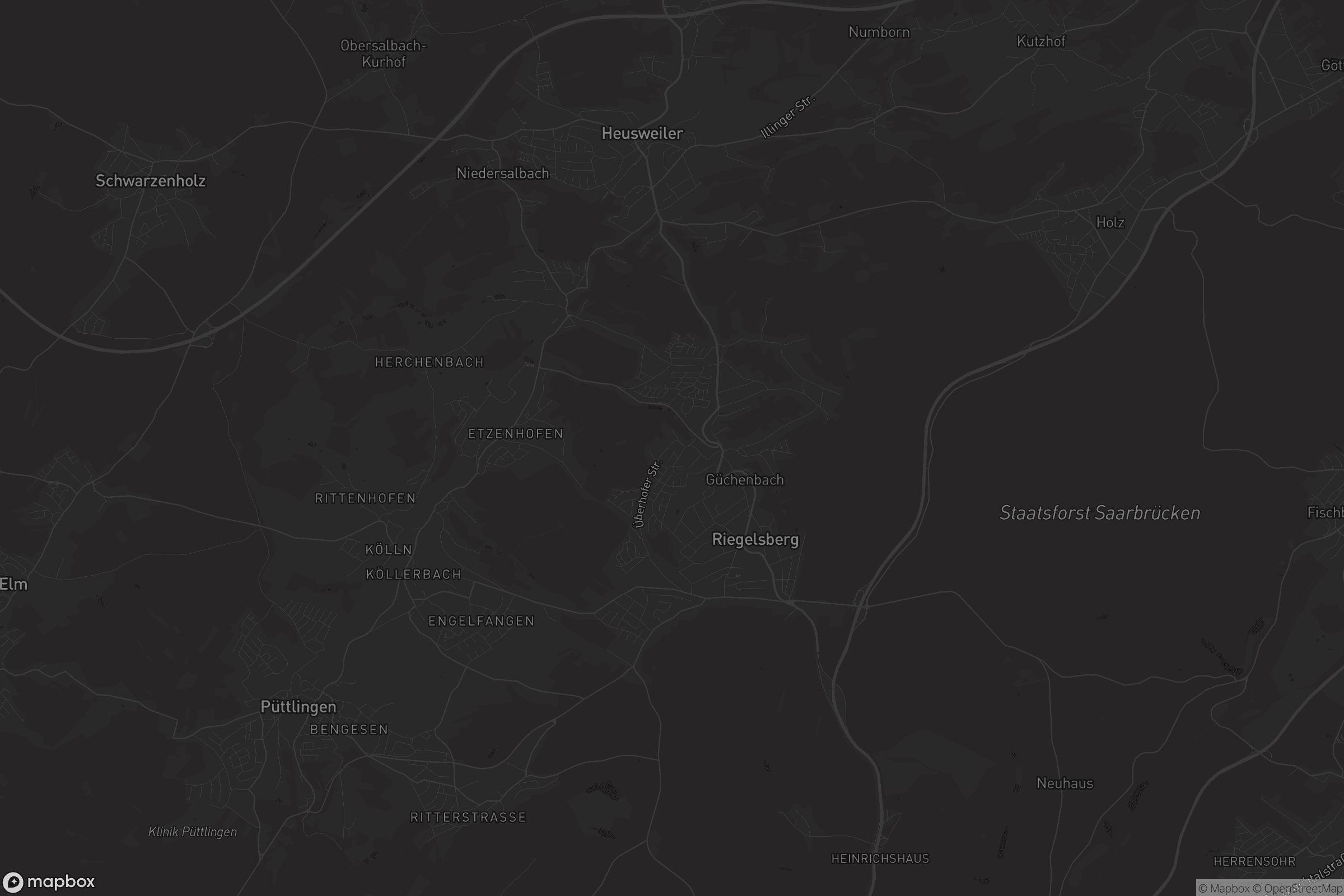 Karte von Überhofen