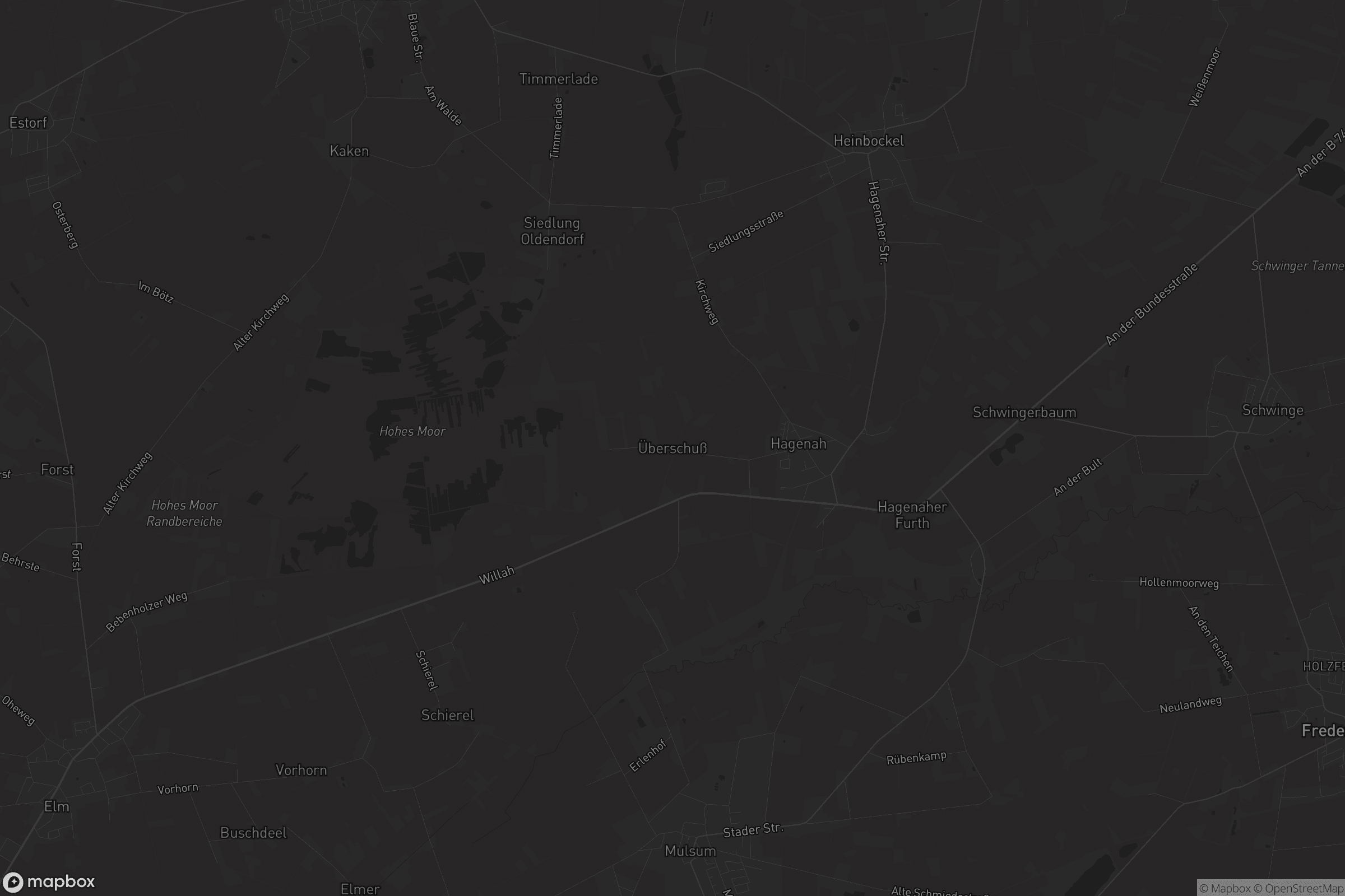 Karte von Überschuß