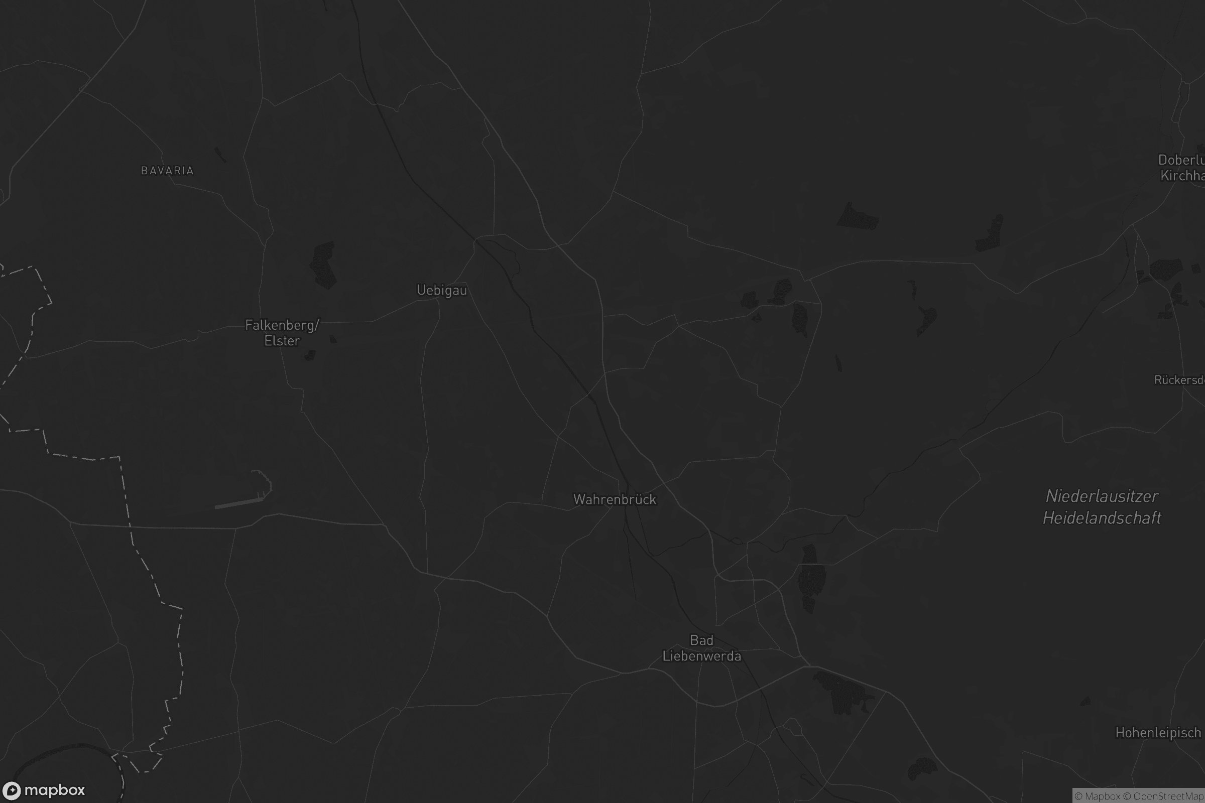 Karte von Uebigau-Wahrenbrück