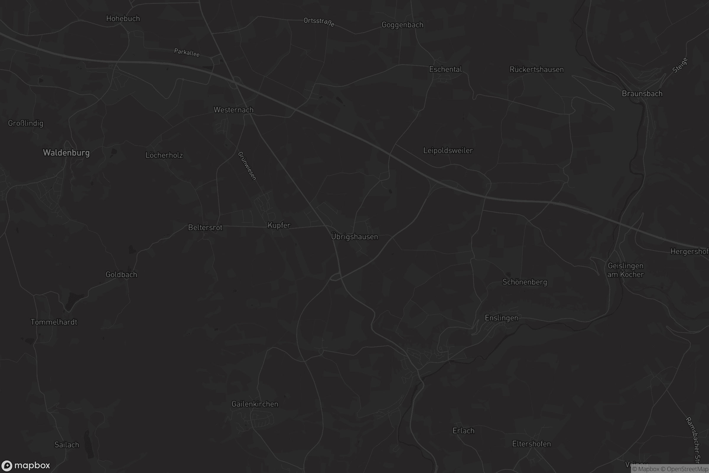 Karte von Übrigshausen