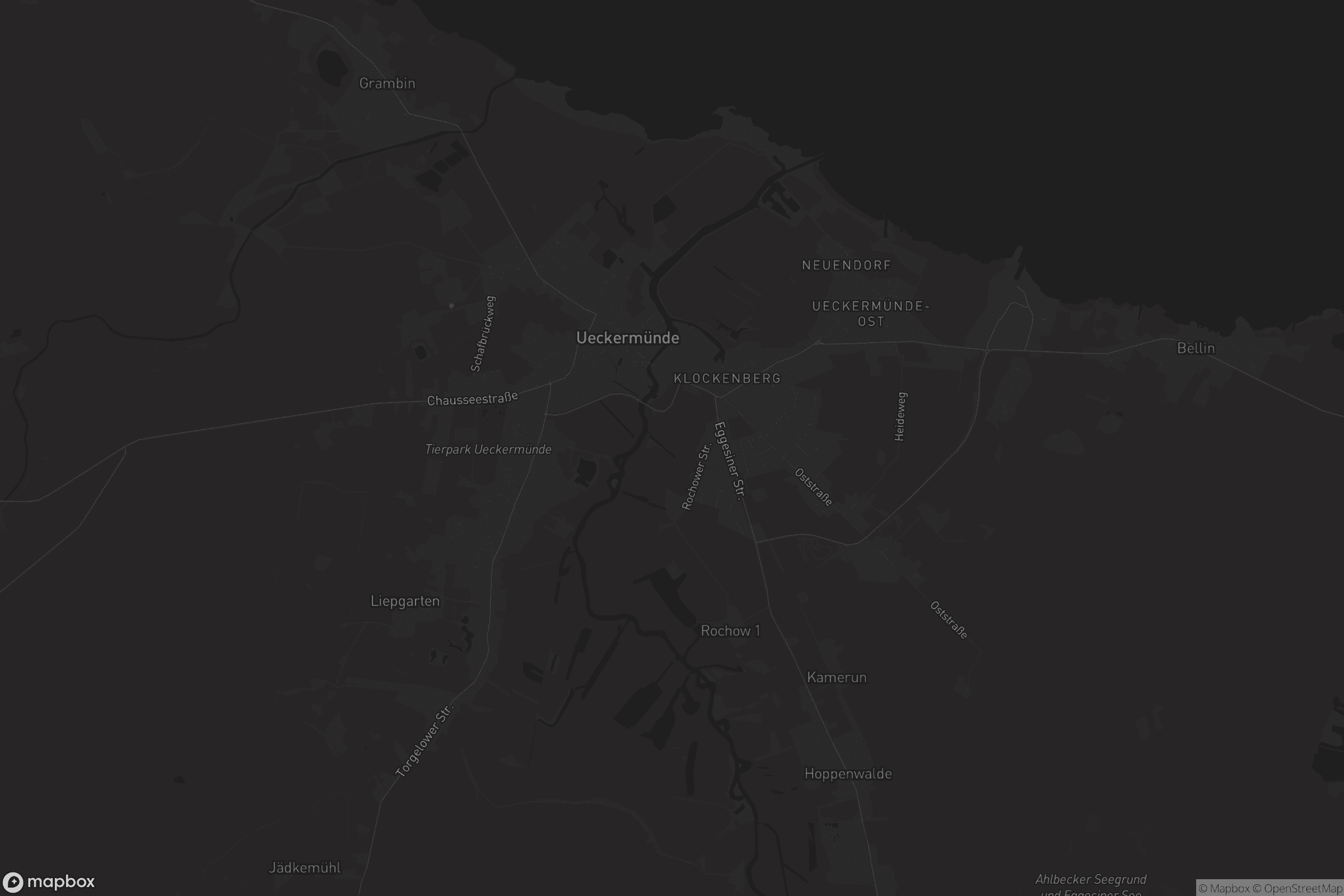 Karte von Ueckermünde