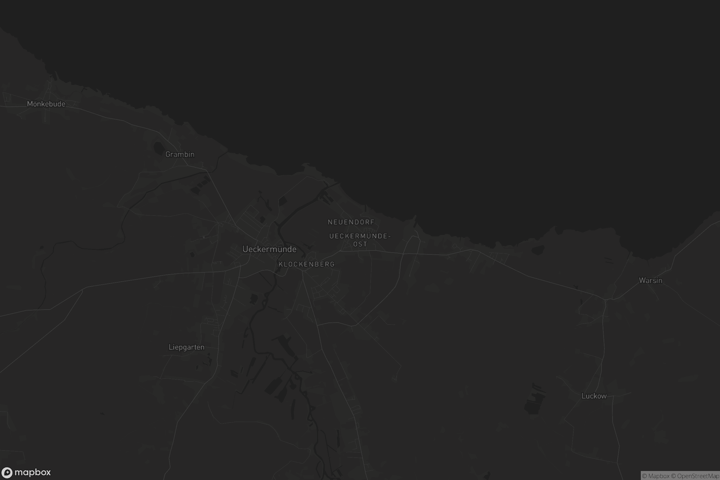 Karte von Ueckermünde-Ost