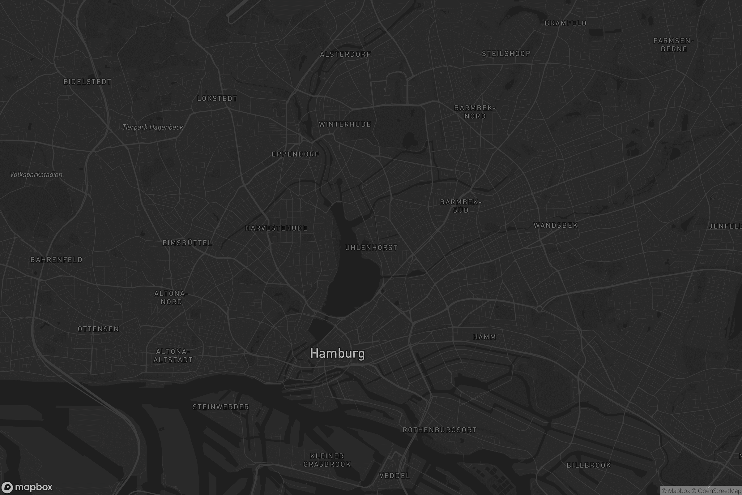 Karte von Uhlenhorst