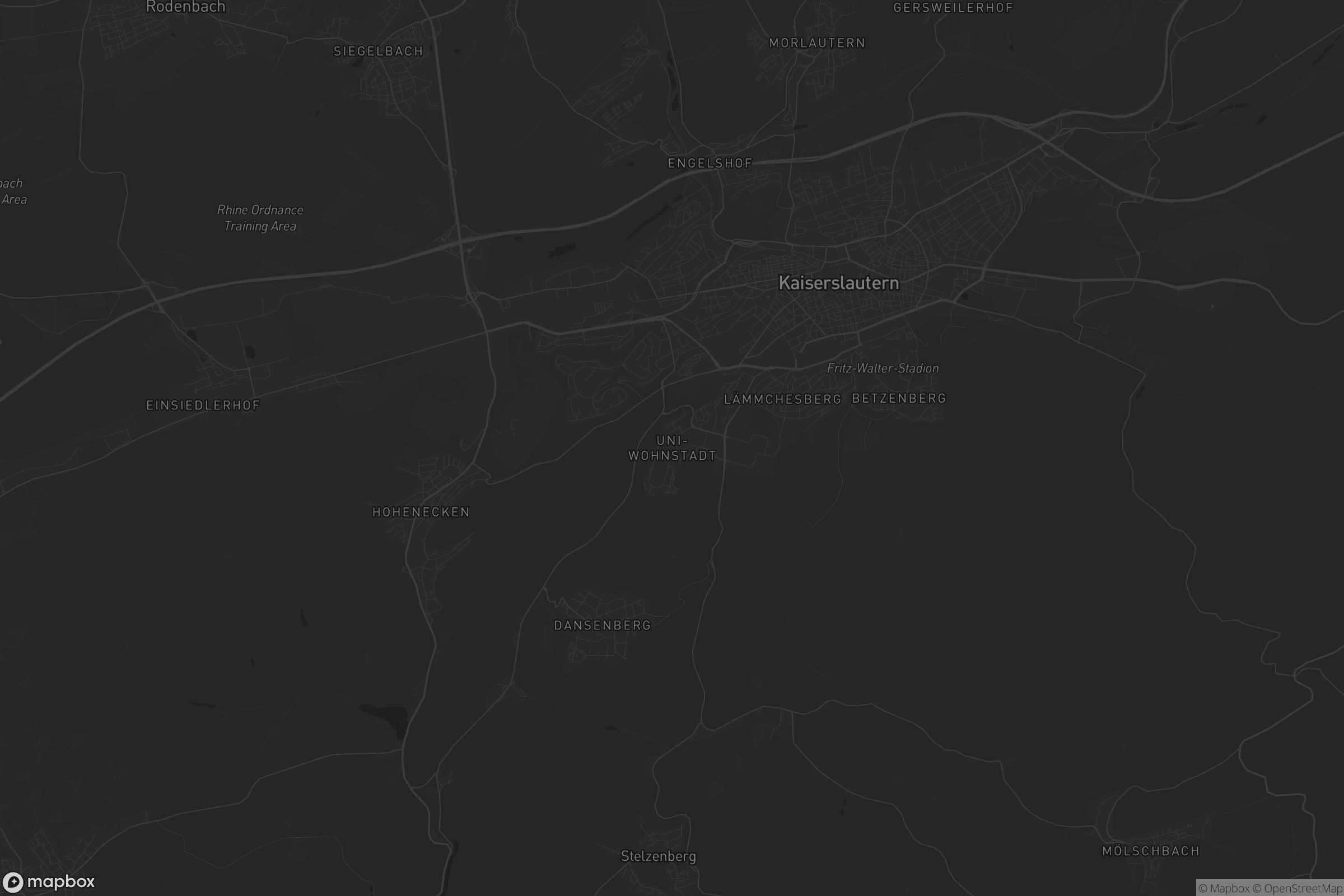 Karte von Uni-Wohnstadt