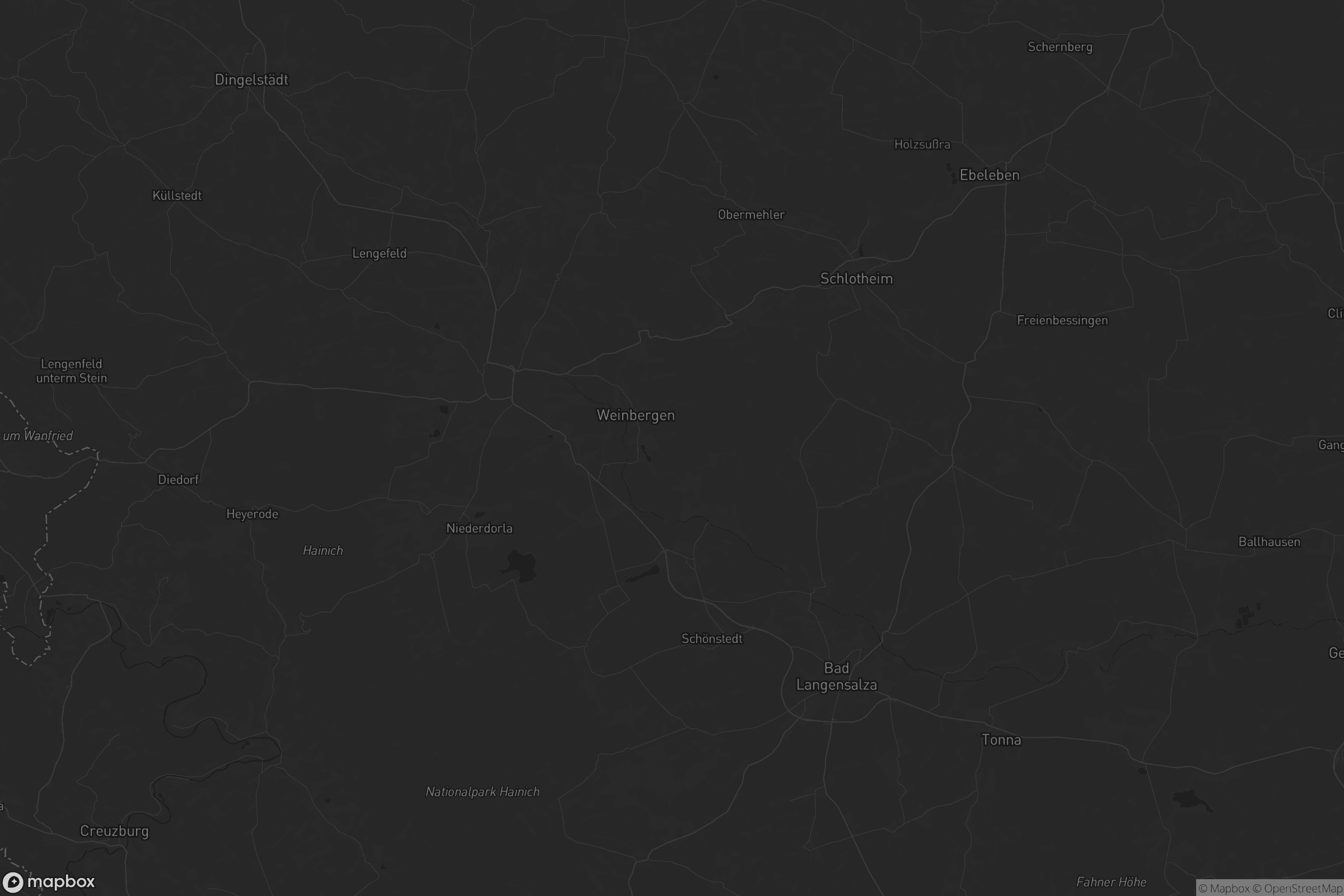 Karte von Unstrut-Hainich-Kreis